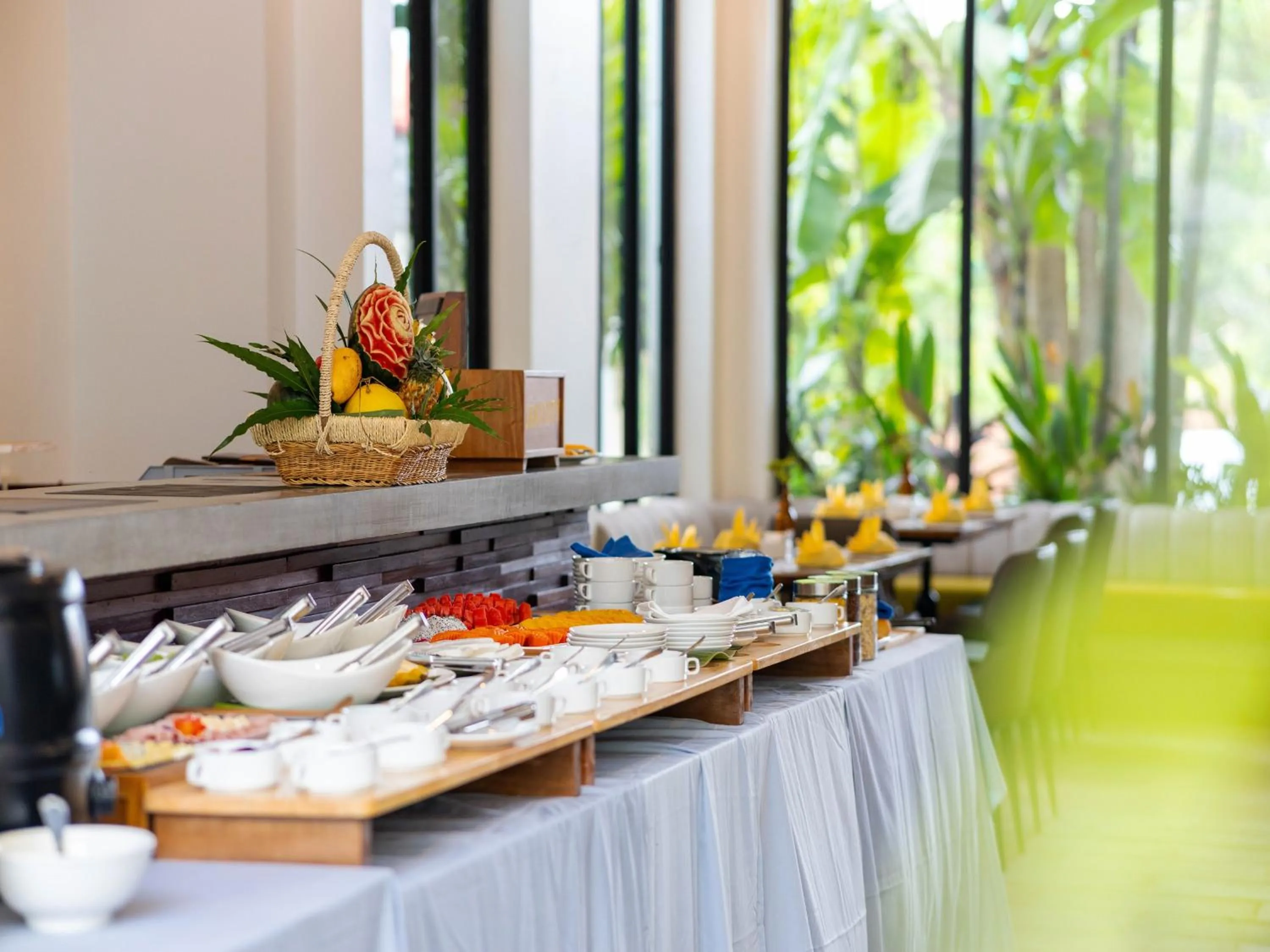 Buffet breakfast in Grand Yard La Residence