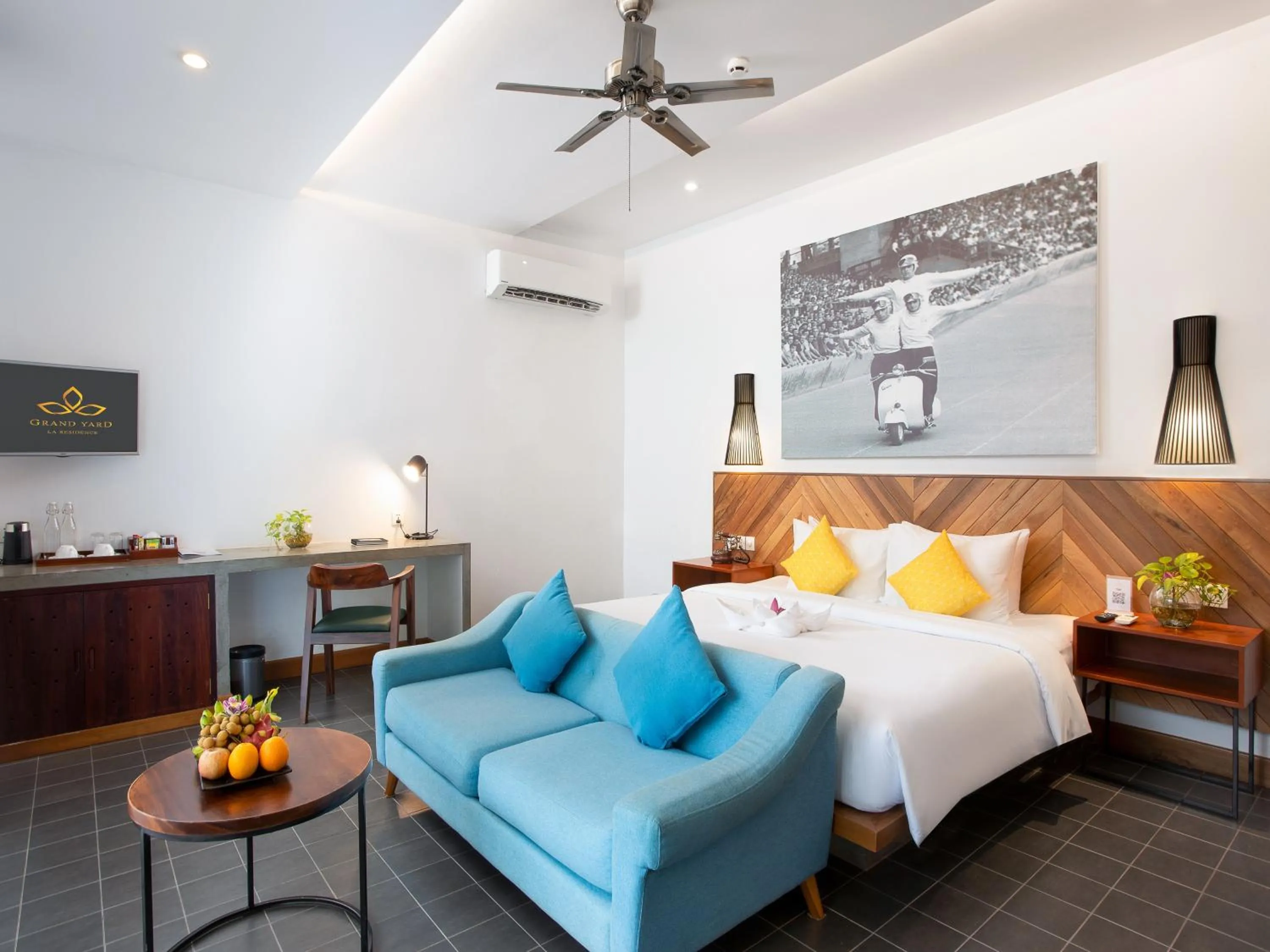 Bed in Grand Yard La Residence