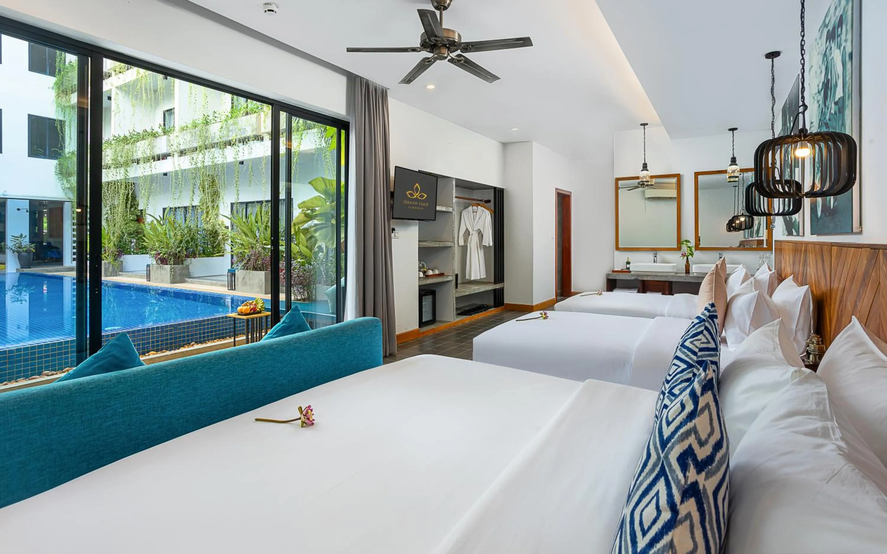 Bedroom, Bed in Grand Yard La Residence