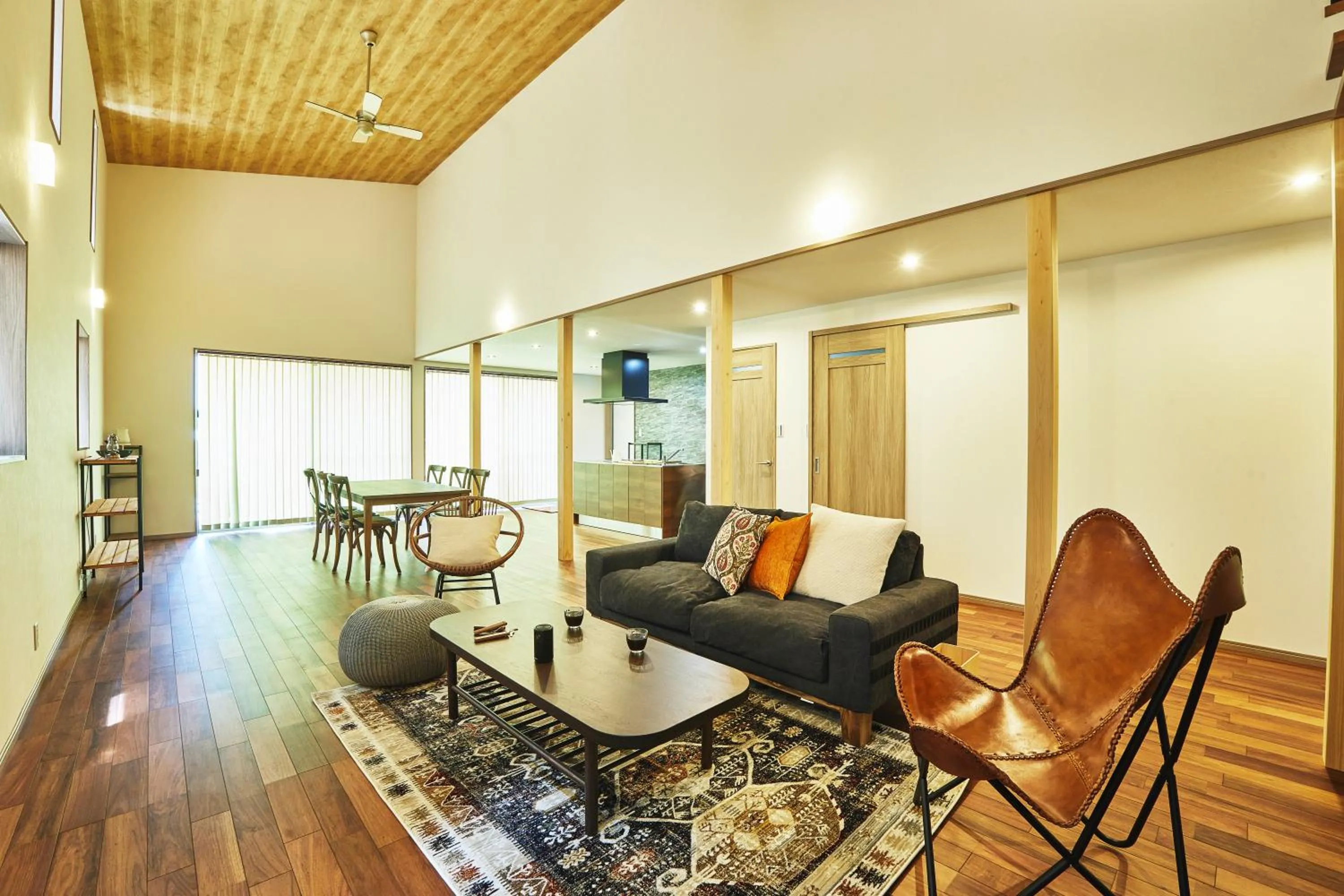 Living room in GLAMPING GATE 奈良