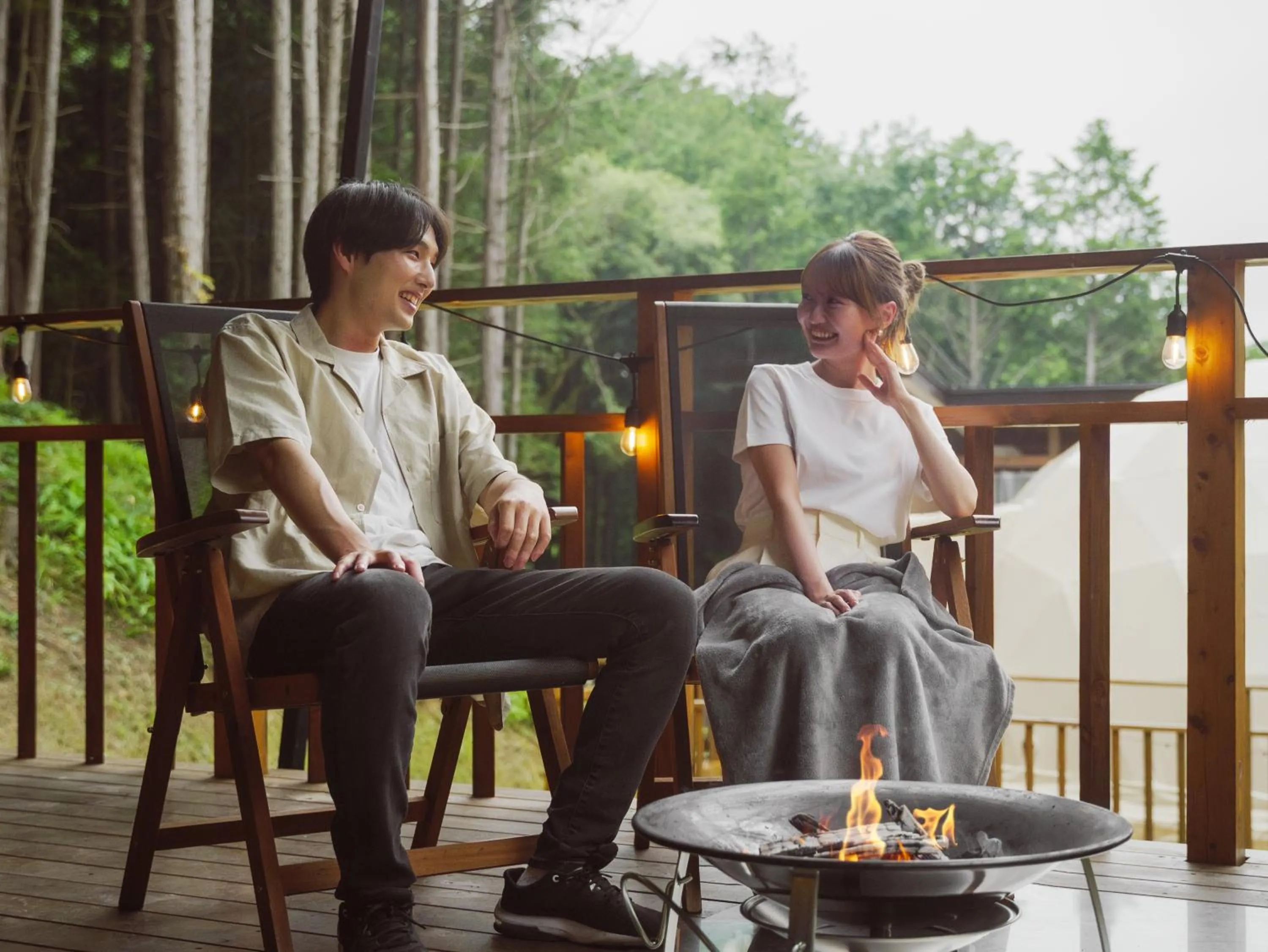 Guests in GLAMPING GATE 奈良