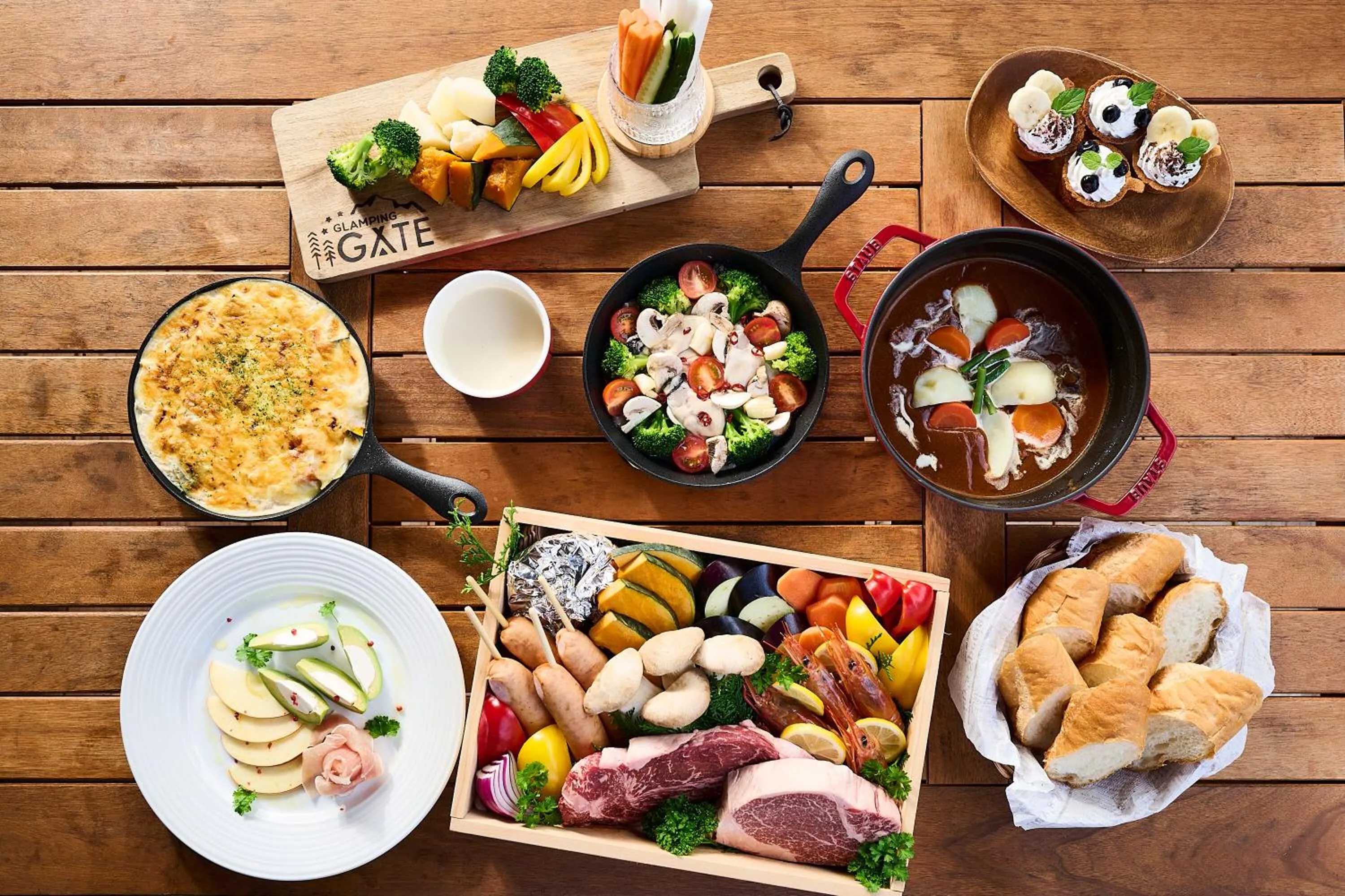 Dinner in GLAMPING GATE 奈良