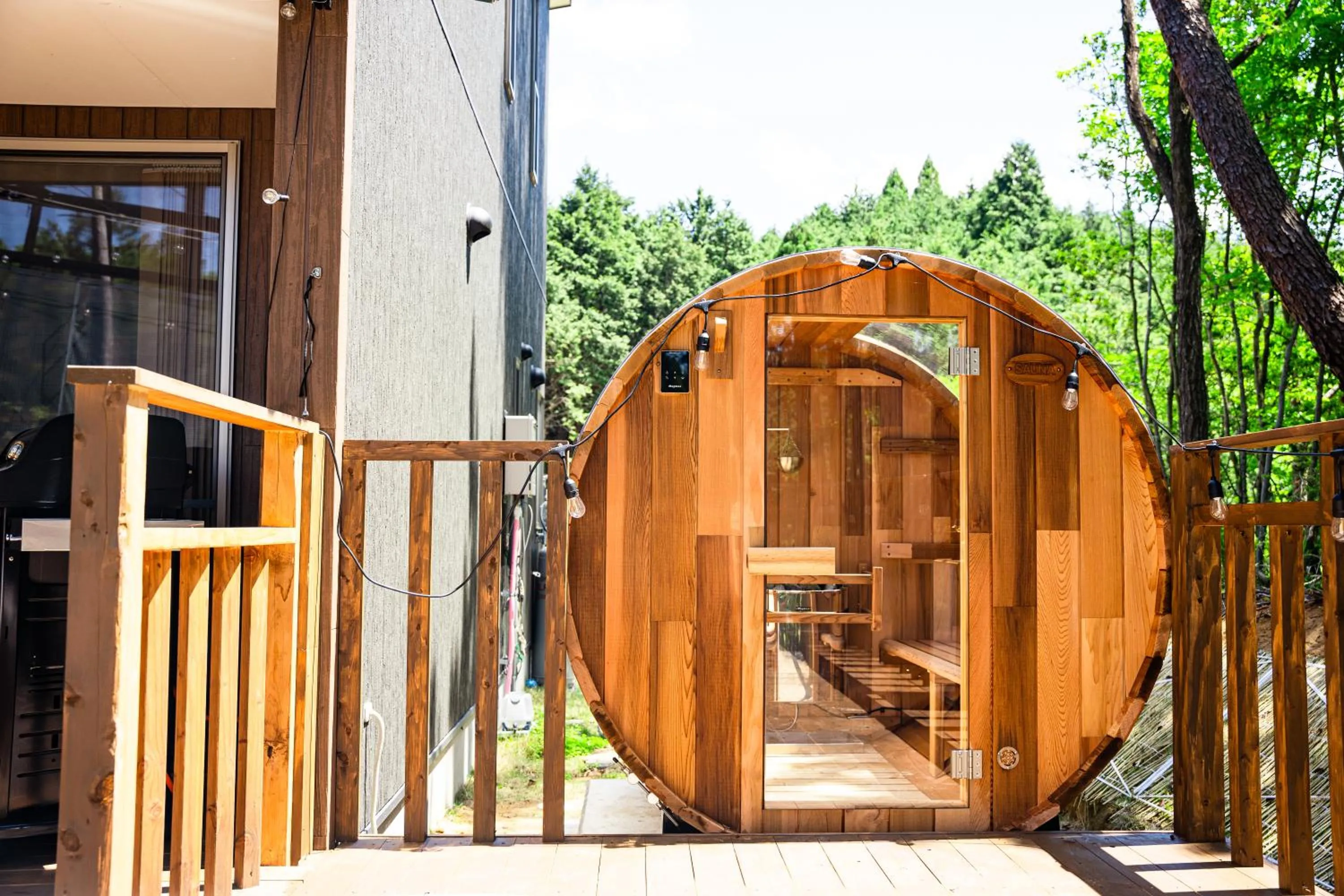 Sauna in GLAMPING GATE 奈良