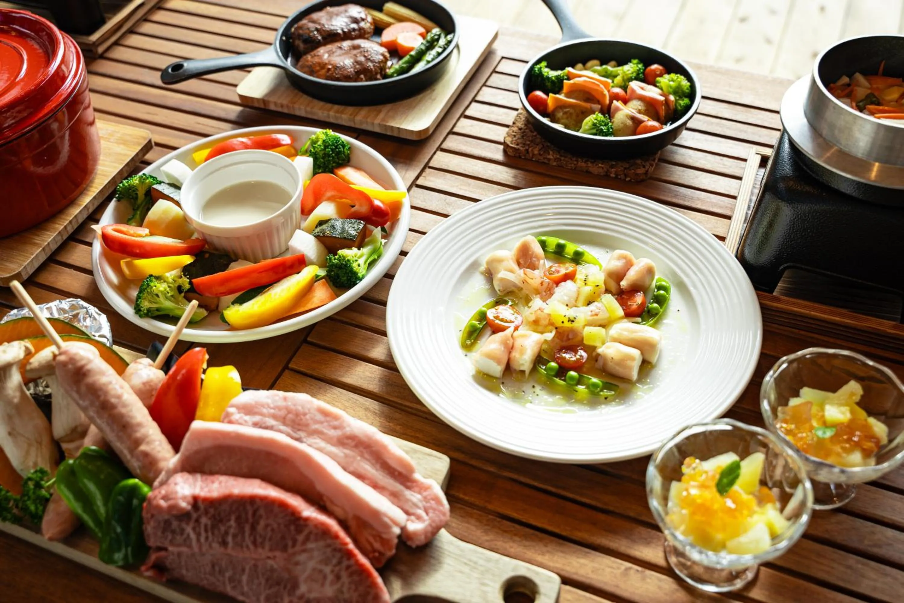 Dinner in GLAMPING GATE 奈良