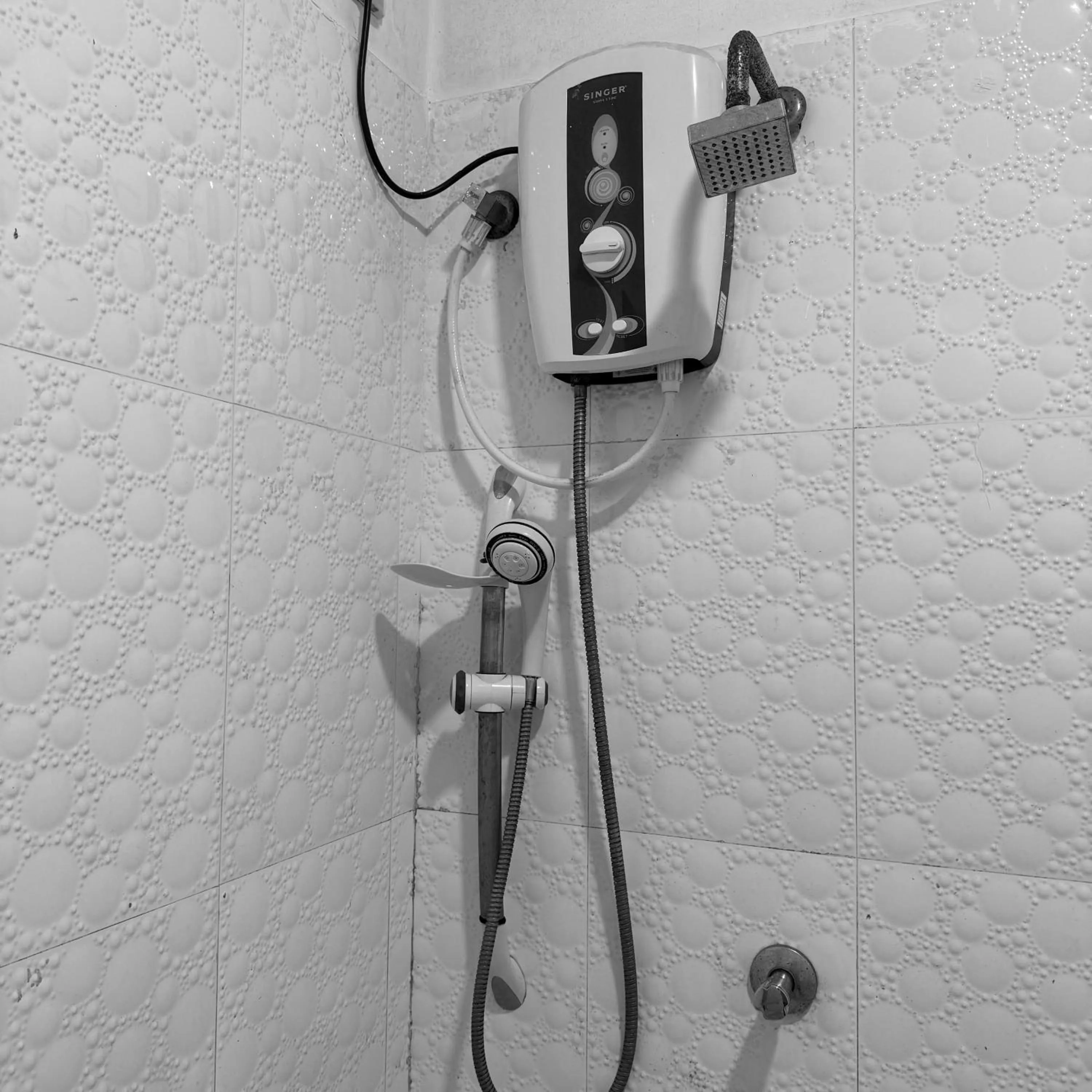 Shower in Eco Resort Kandy