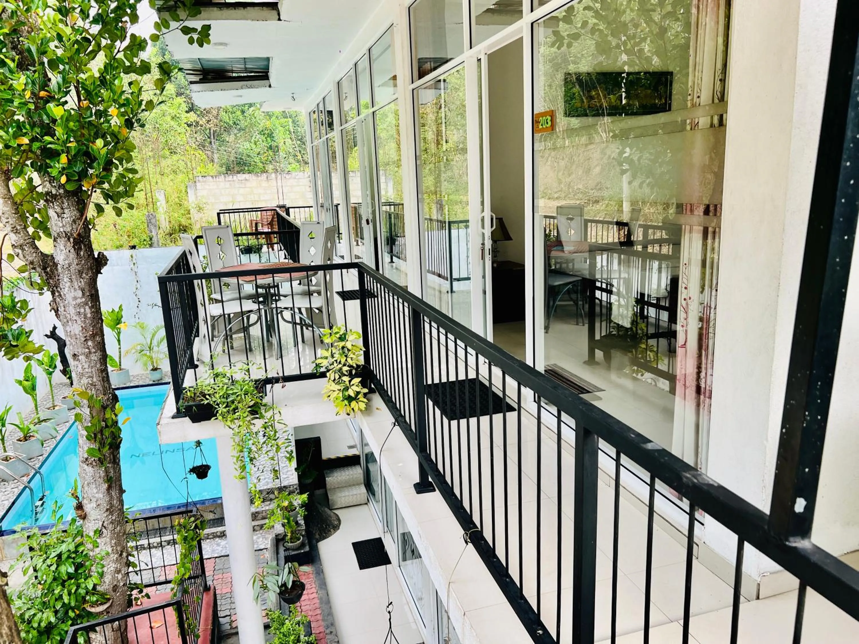 Patio in Eco Resort Kandy