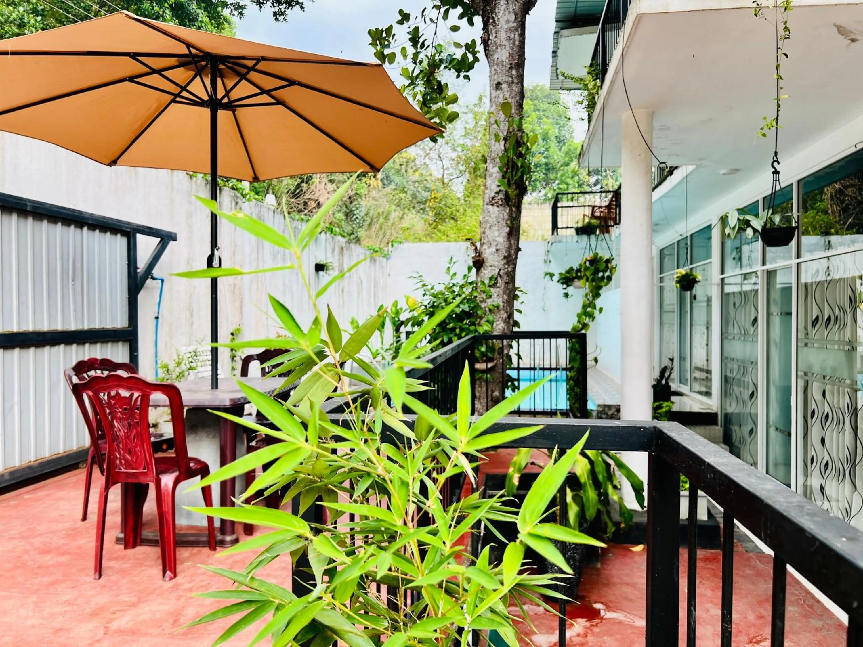 Patio in Eco Resort Kandy