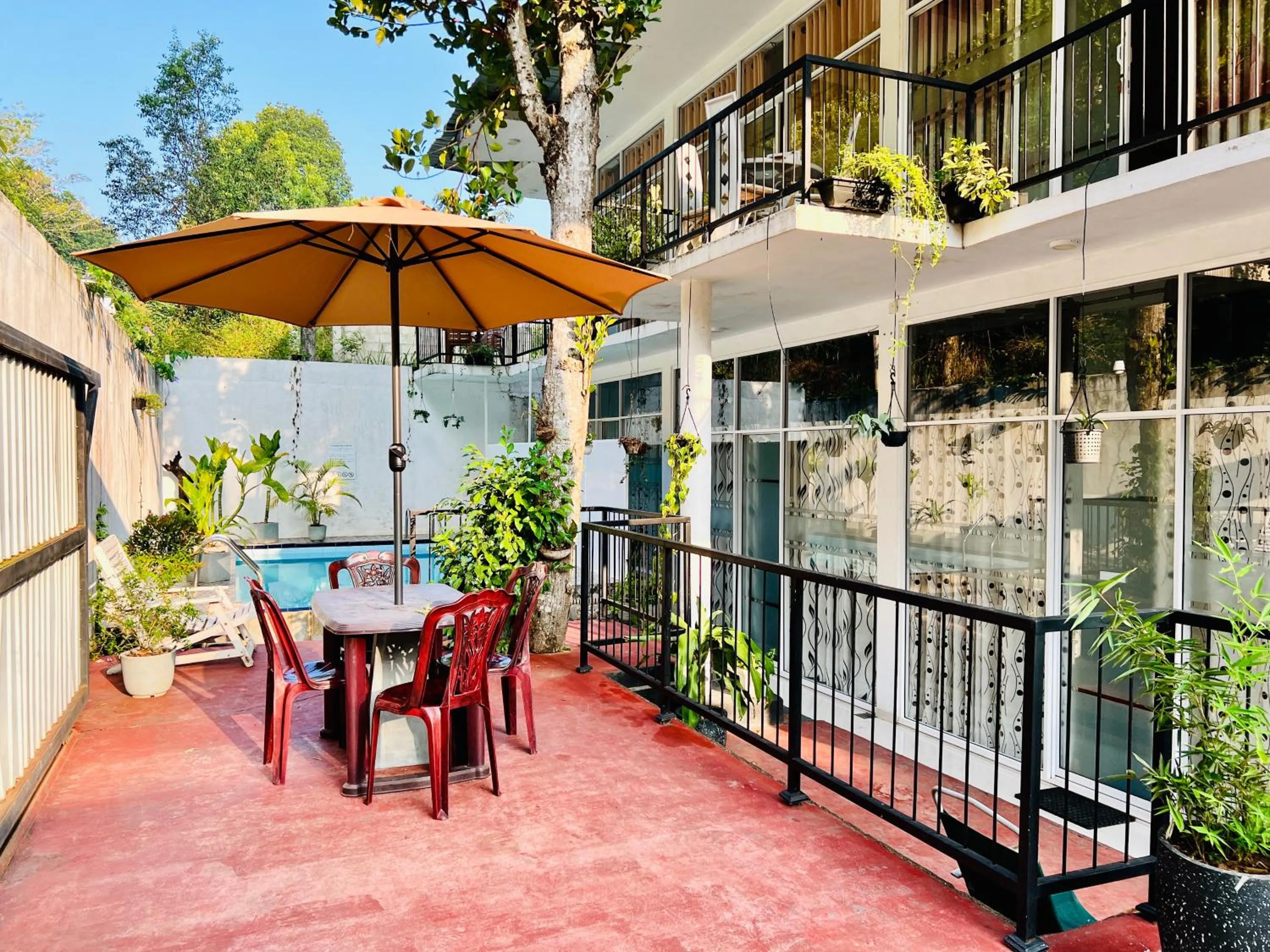 Patio in Eco Resort Kandy