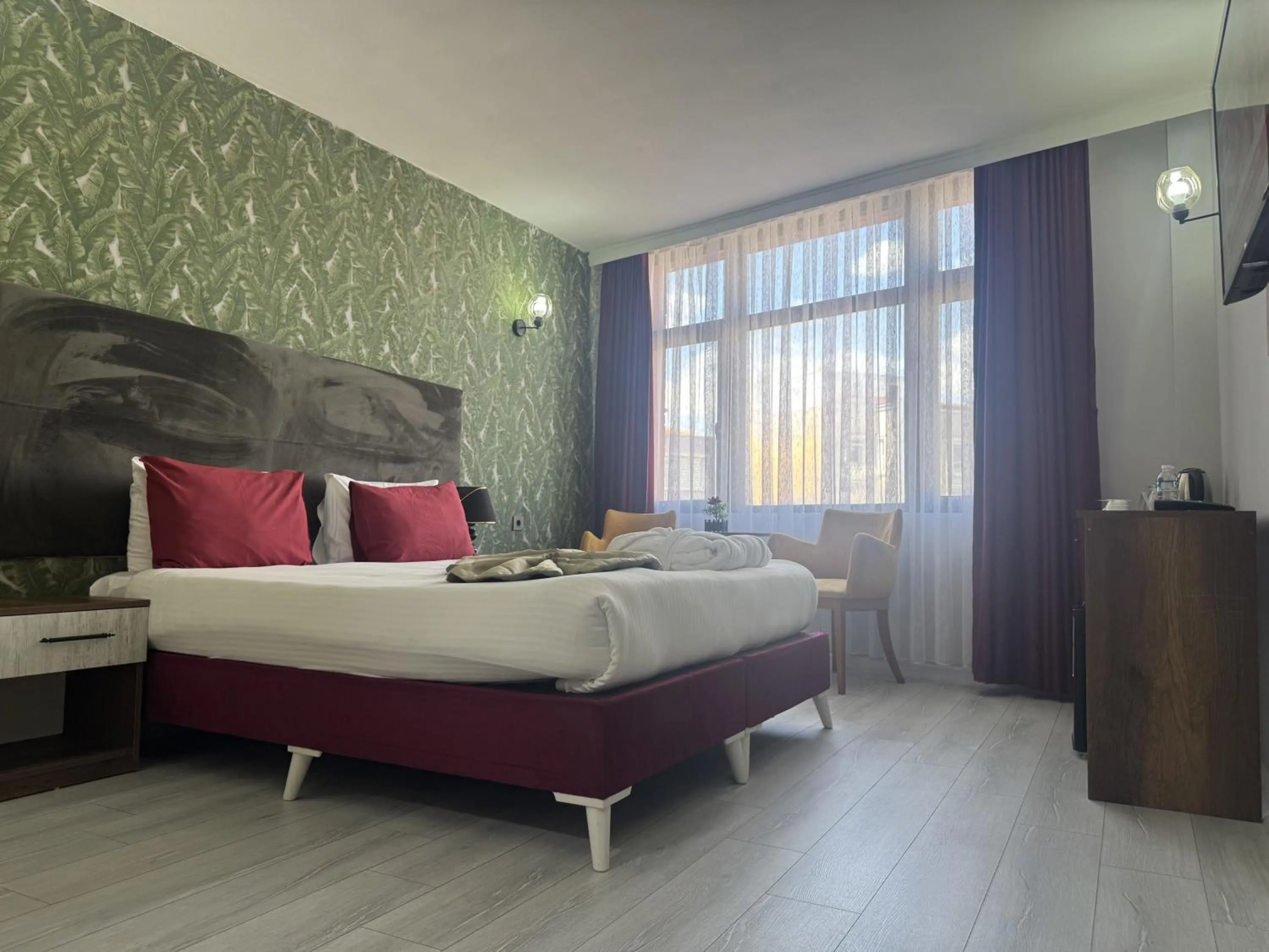 Bed in Galata Greenland Hotel