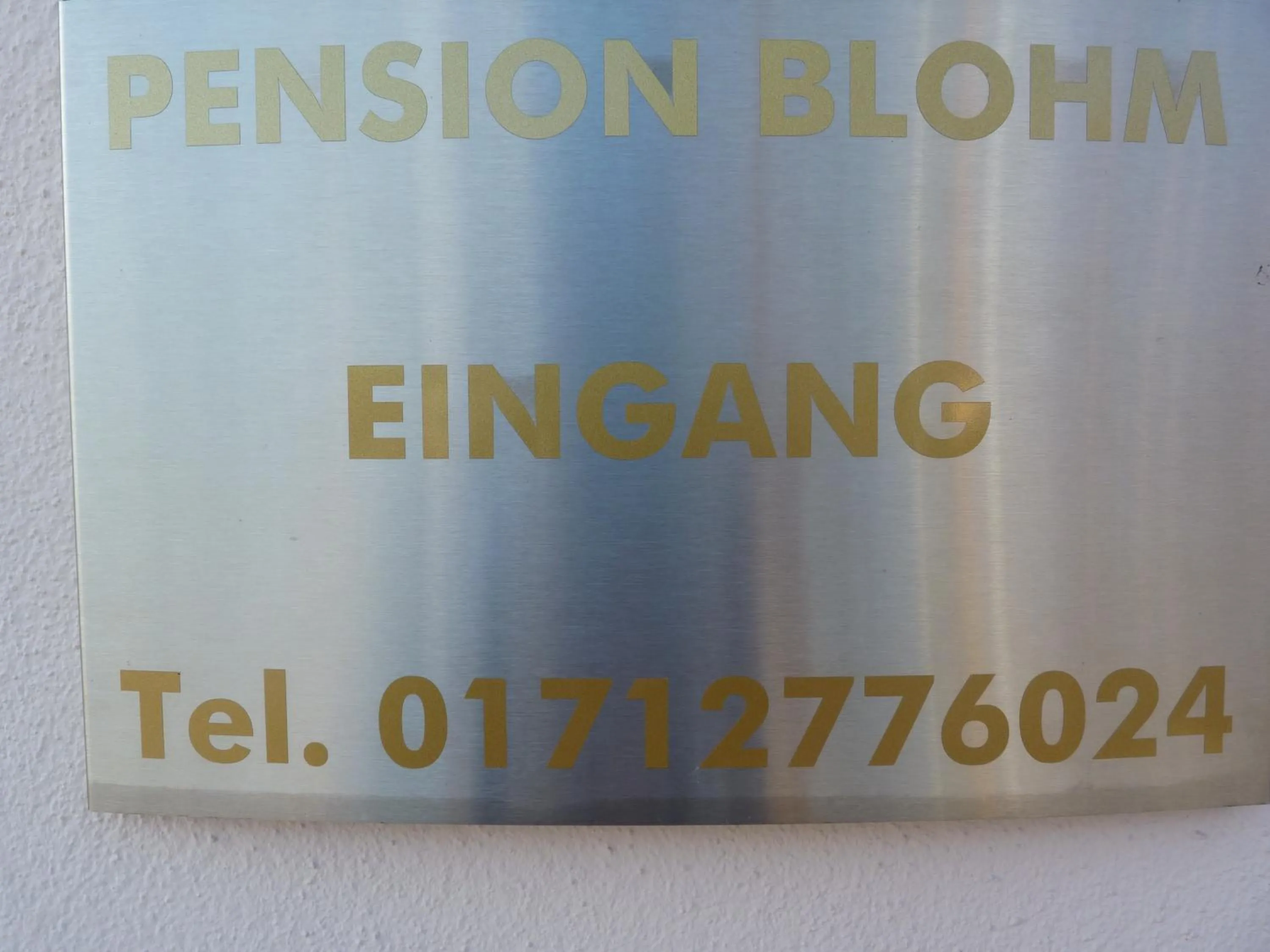 Property logo or sign in Cafe und Pension Blohm