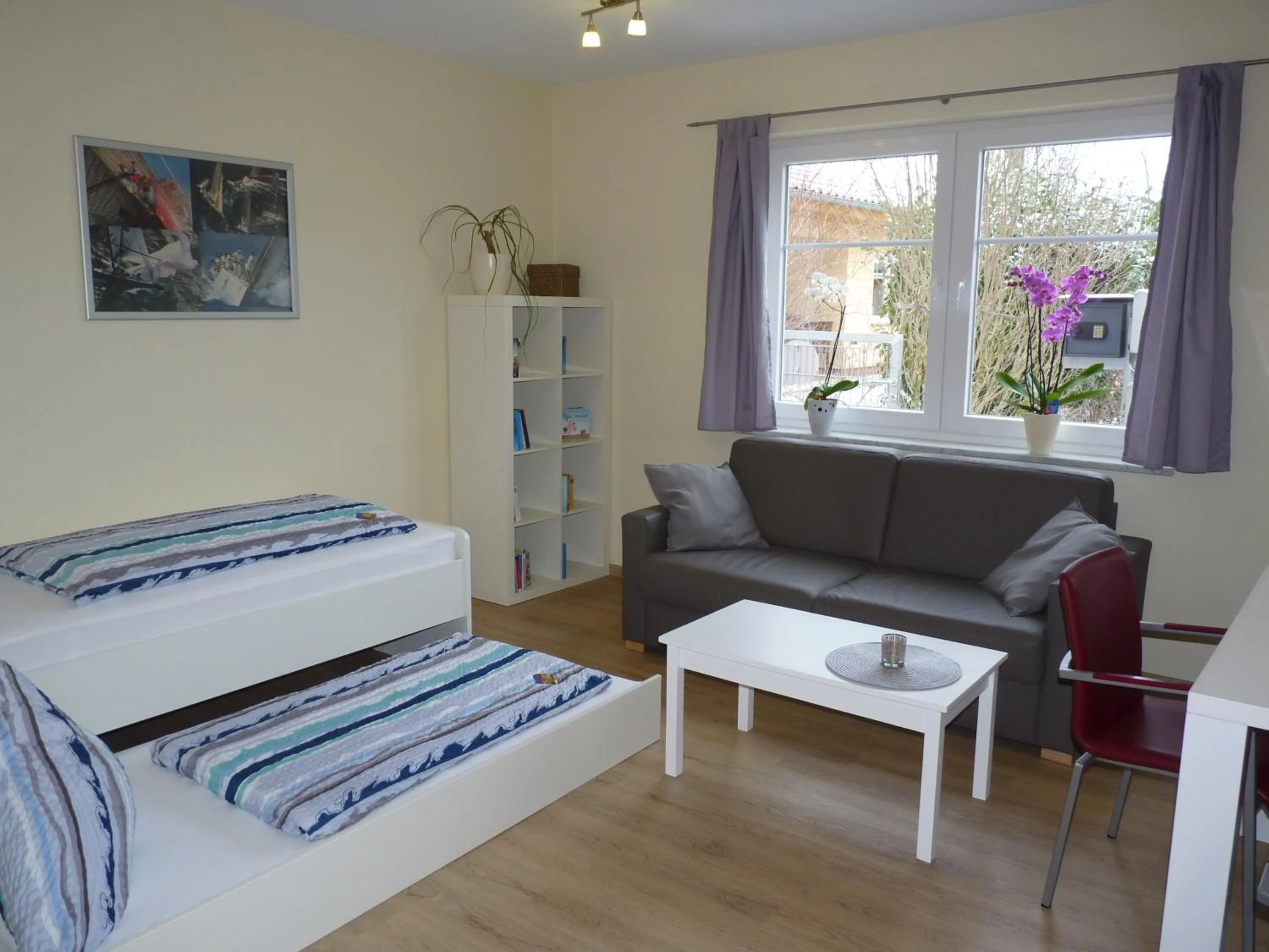 Bed in Cafe und Pension Blohm