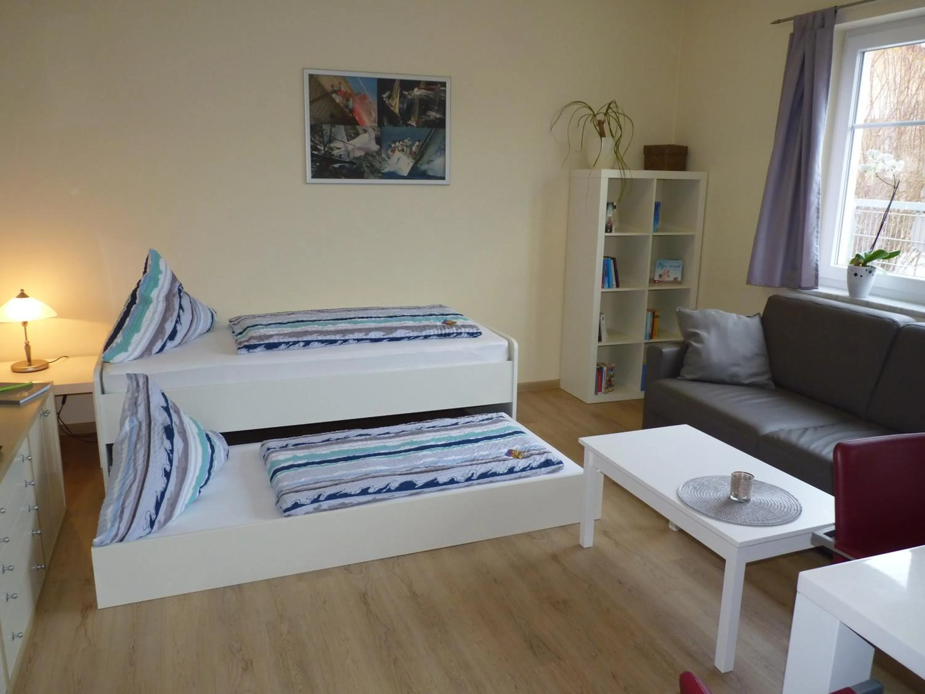 Bed in Cafe und Pension Blohm