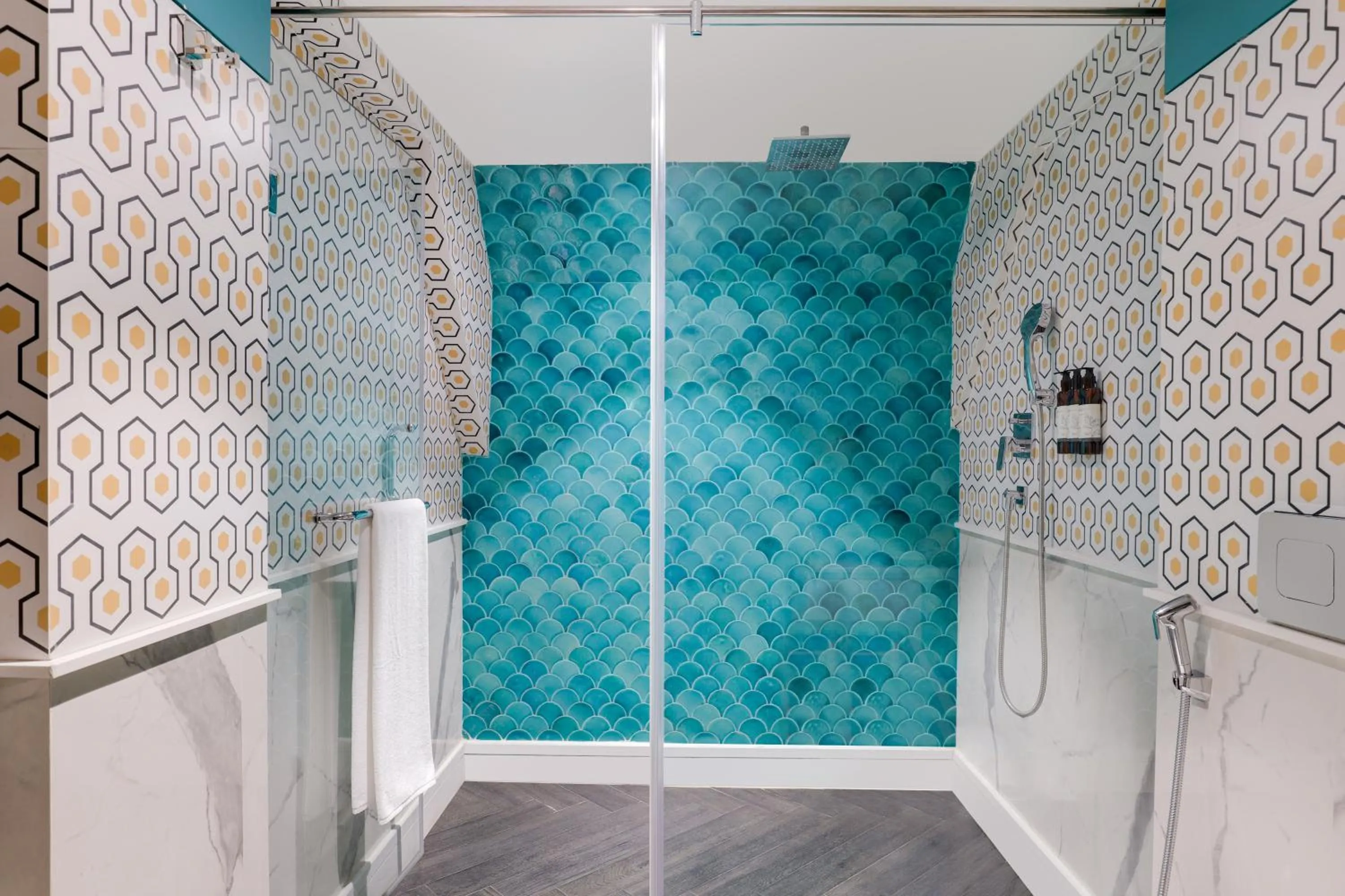 Shower in Grand Mercure Goa Candolim - An Accor Hotels Brand