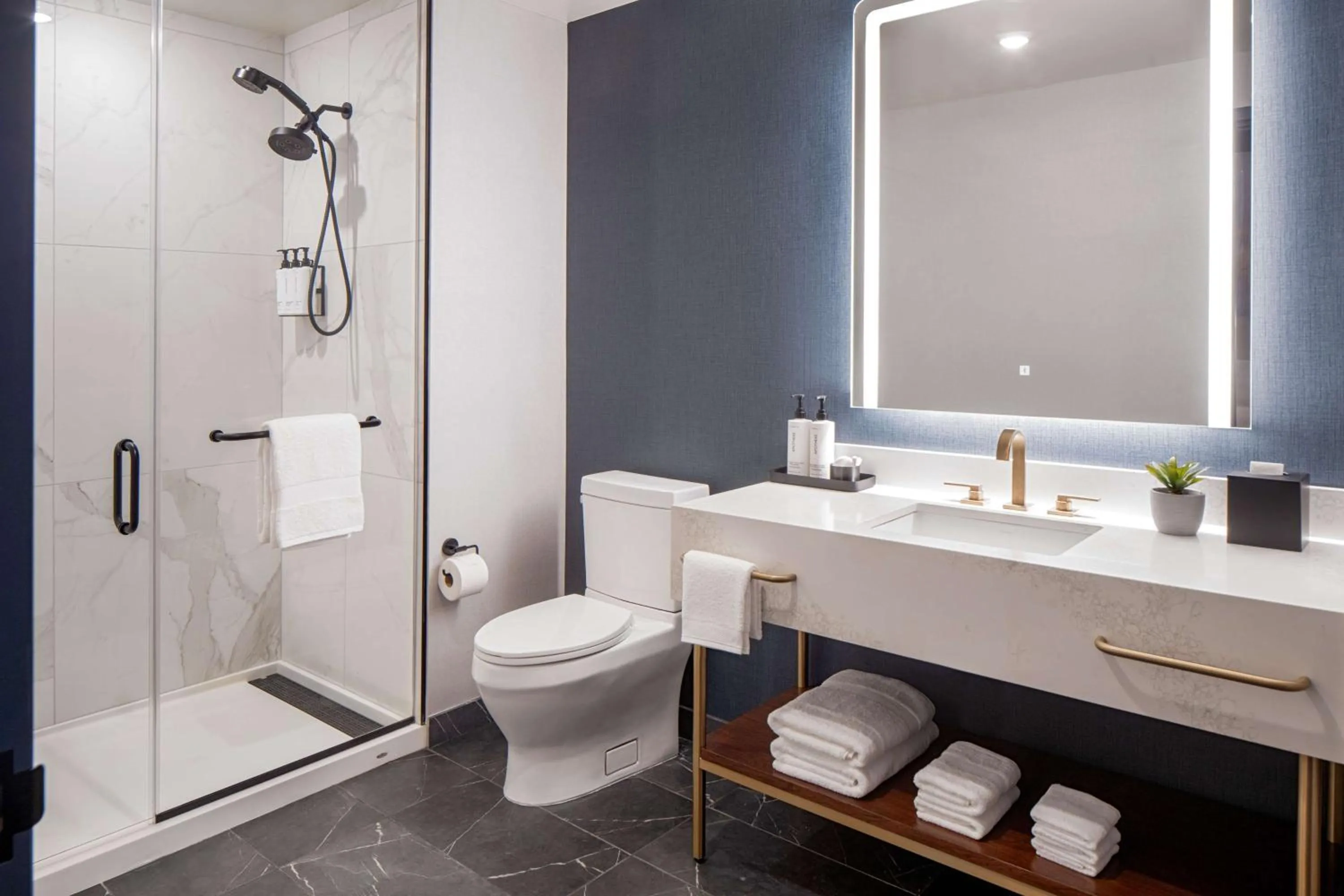 Bathroom in Tempo By Hilton Nashville Downtown