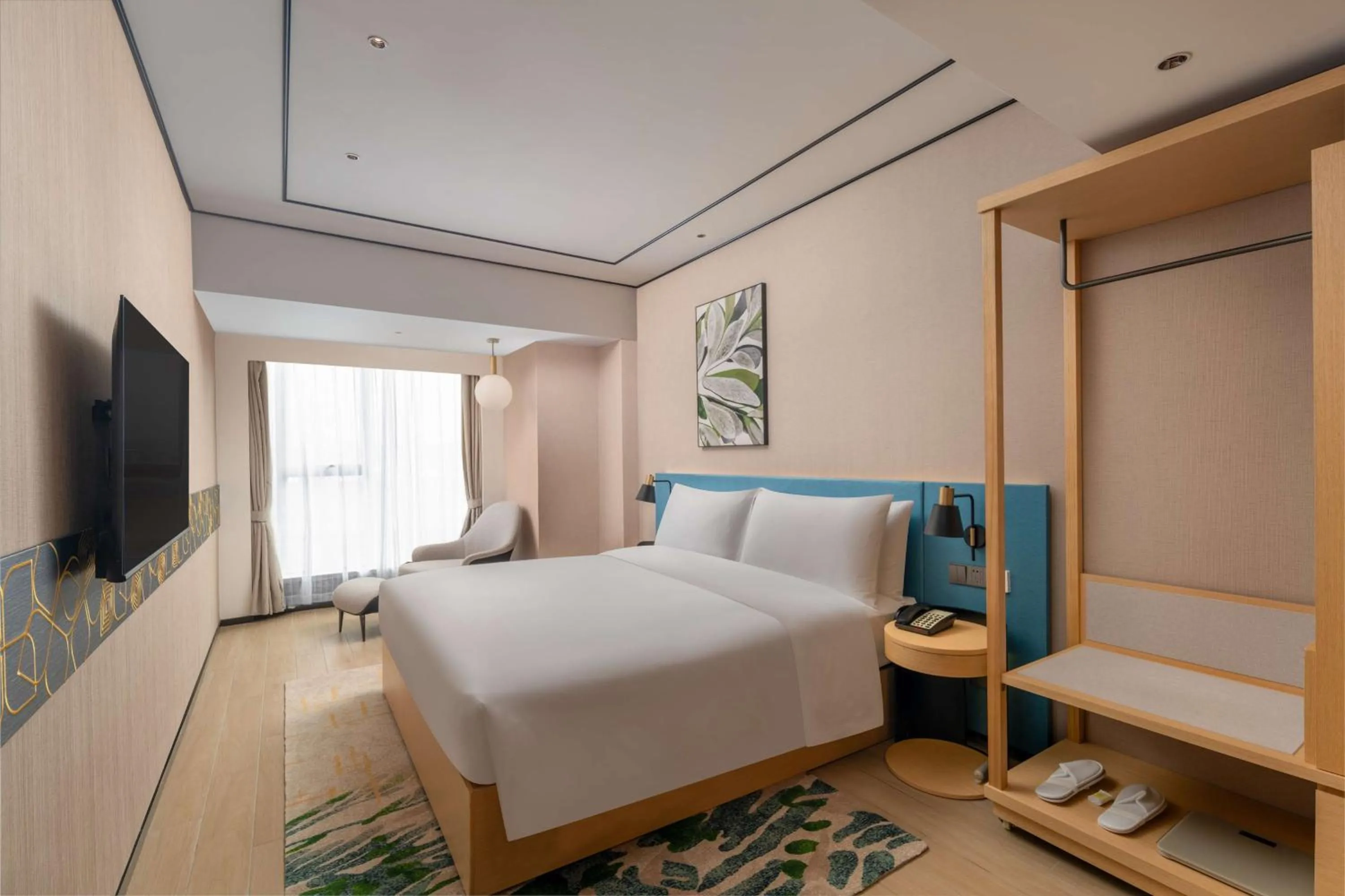 Bedroom, Bed in Hilton Garden Inn Guangzhou Airport Aerotropolis - Free shuttle to Airport