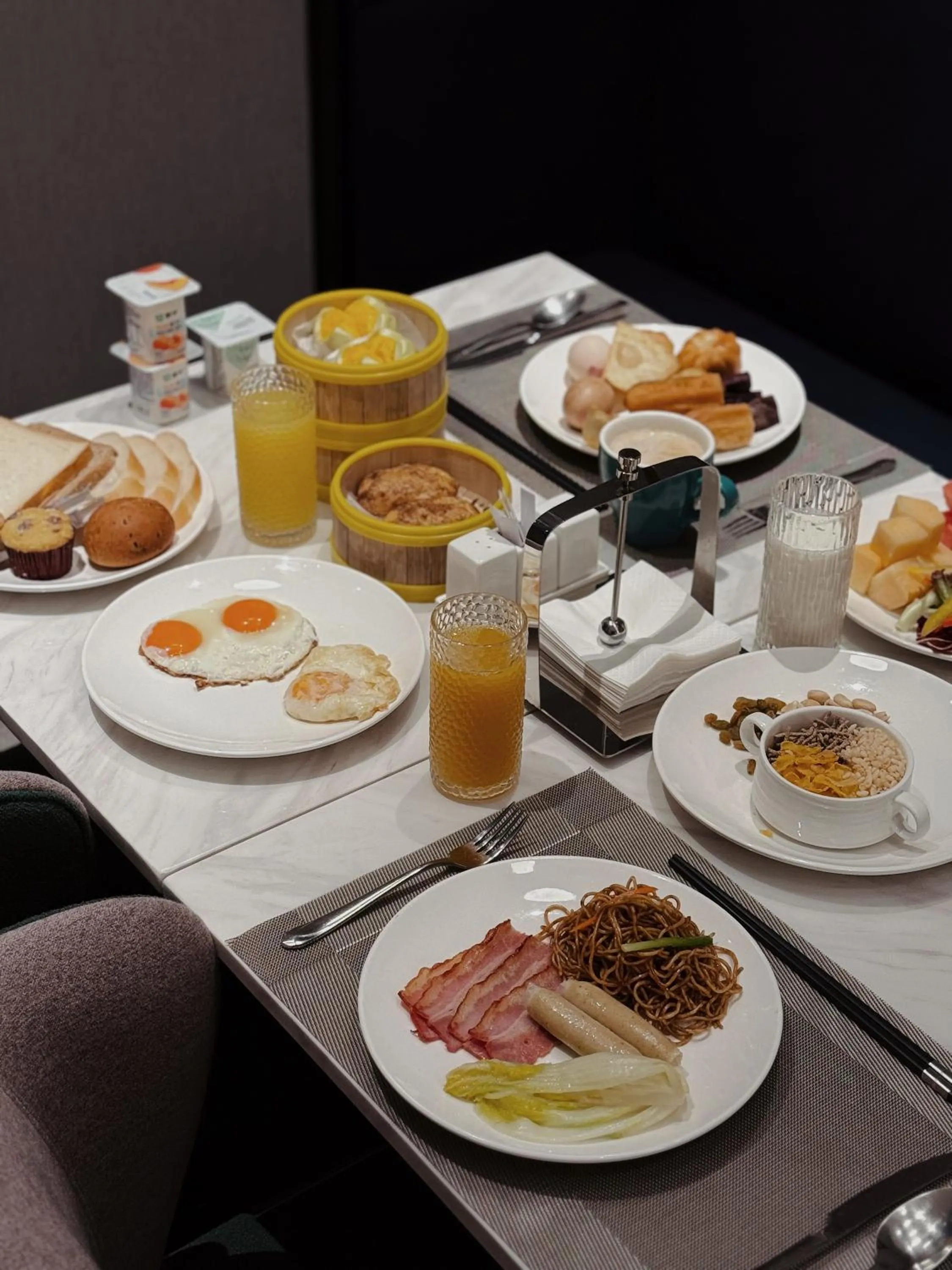 Breakfast in Hilton Garden Inn Guangzhou Airport Aerotropolis - Free shuttle to Airport