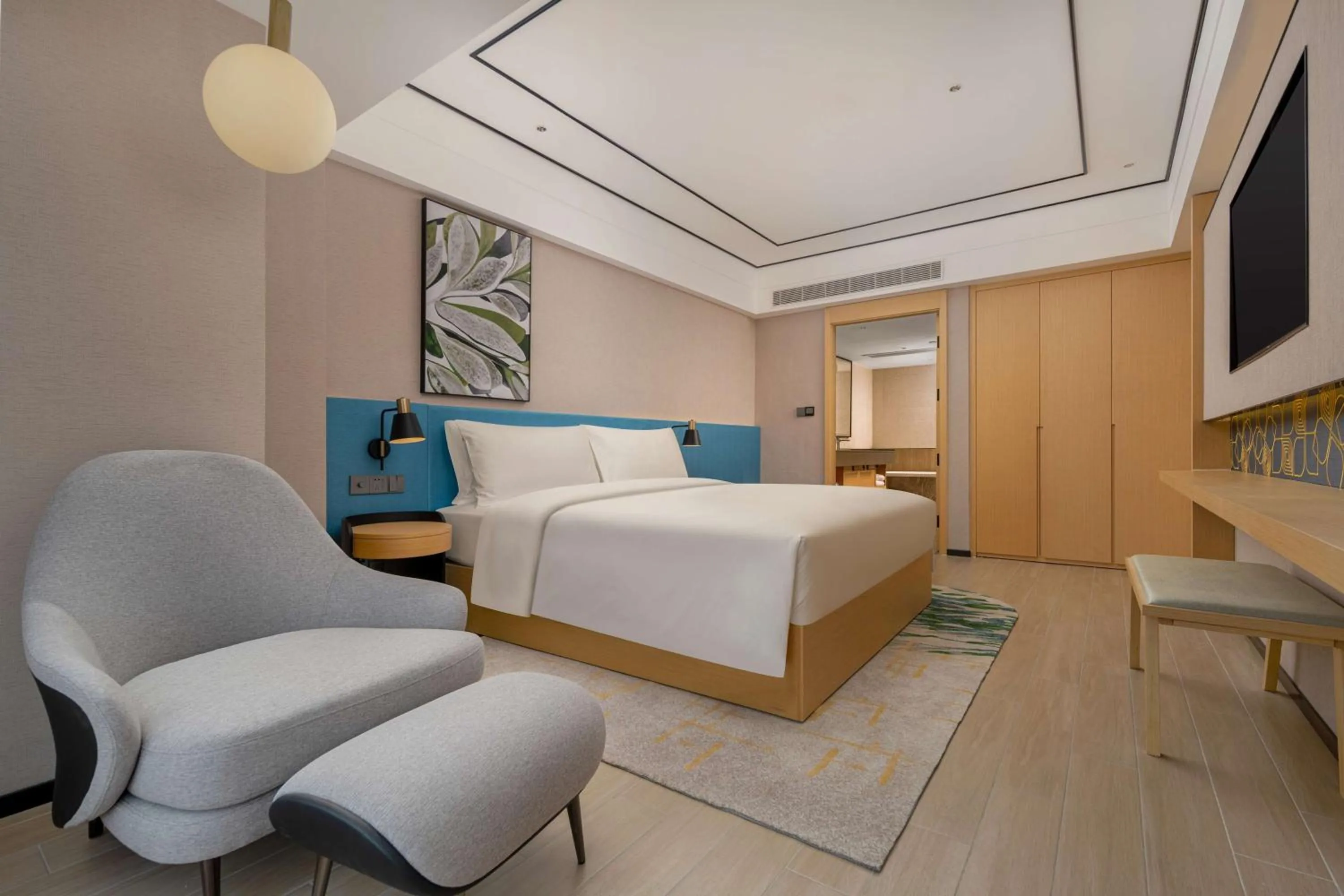 Bed in Hilton Garden Inn Guangzhou Airport Aerotropolis - Free shuttle to Airport