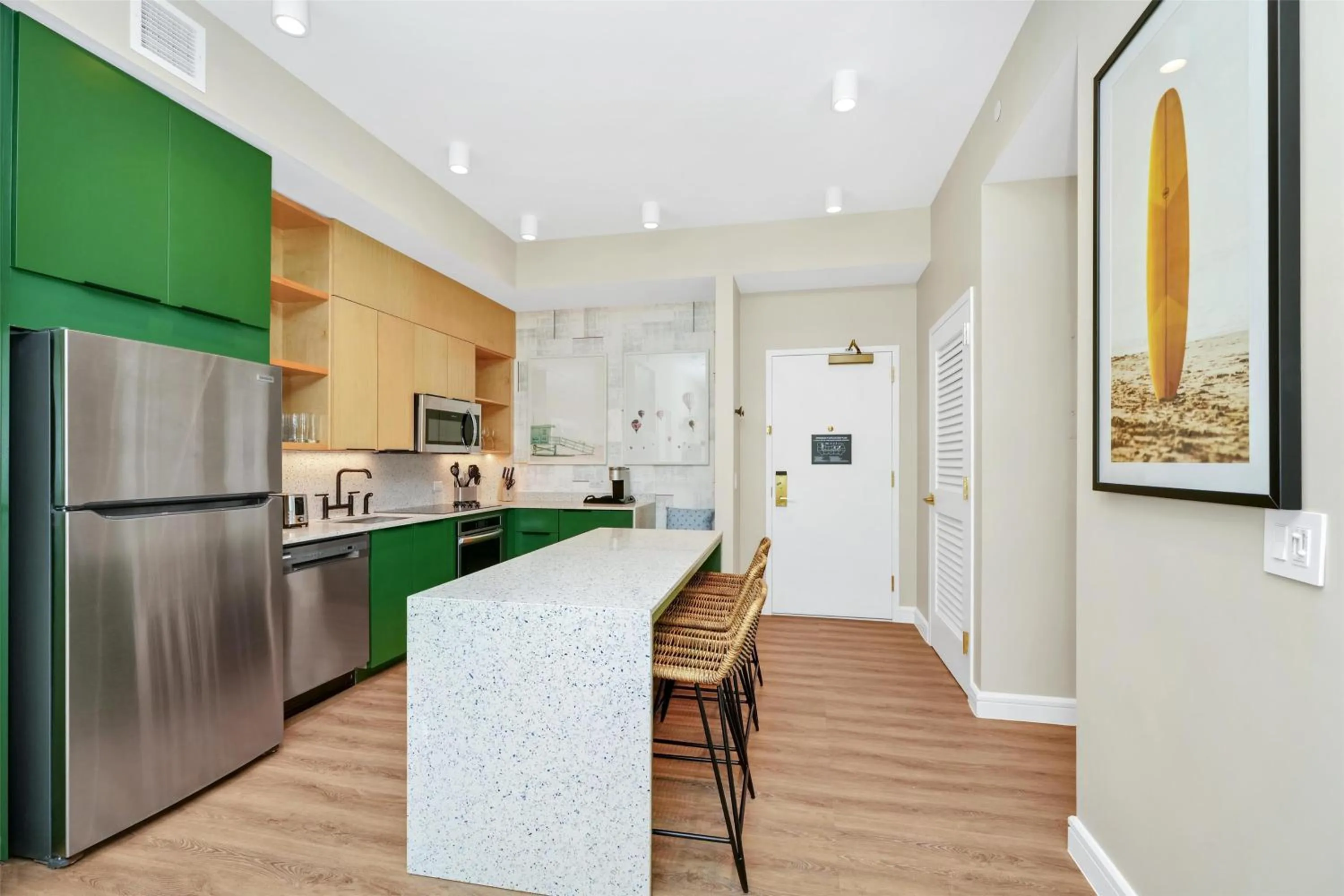 Kitchen or kitchenette in Embassy Suites By Hilton Orlando Sunset Walk