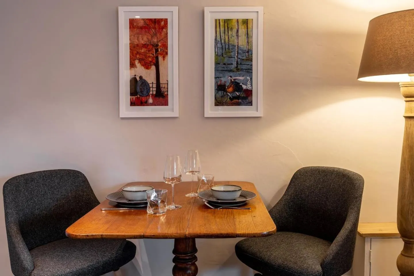 Seating area in Royal View Apartments
