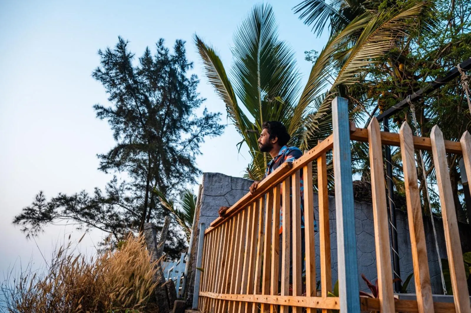 Sunrise in Sky Frame Beach Resort