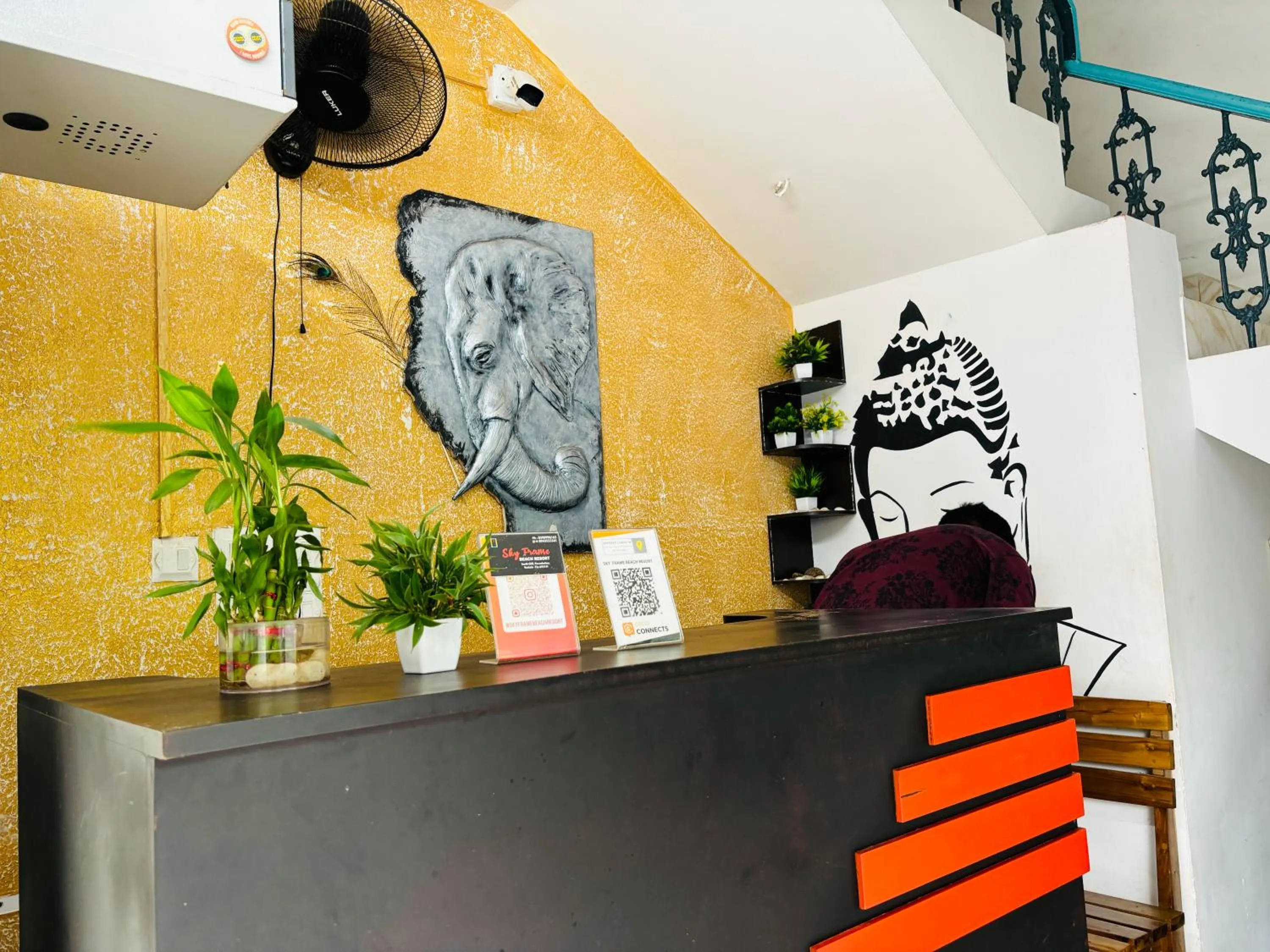 Lobby or reception in Sky Frame Beach Resort