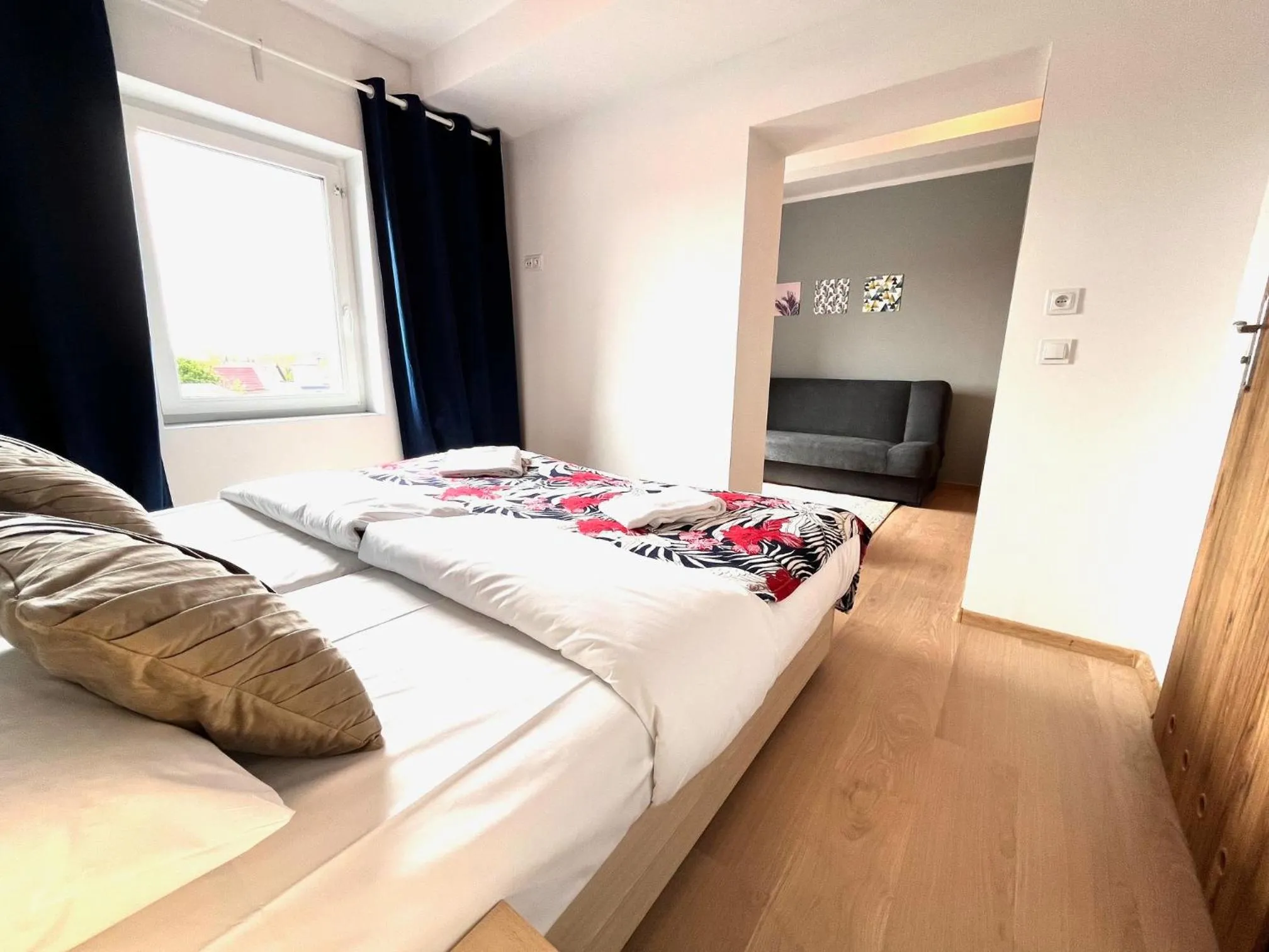 Bed in 3 Budget Stay Apartments