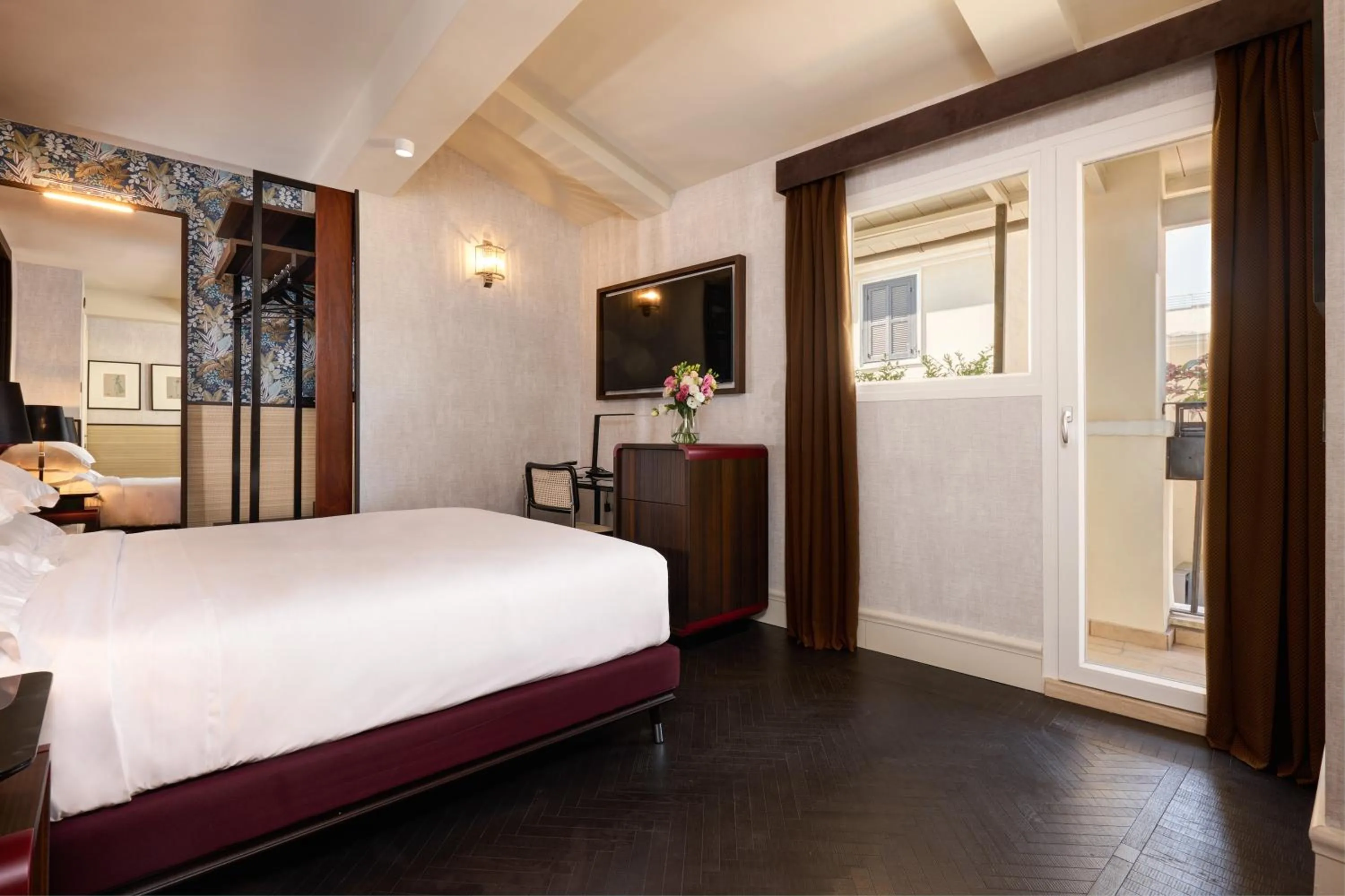 Balcony/Terrace, Bed in TB Place Roma