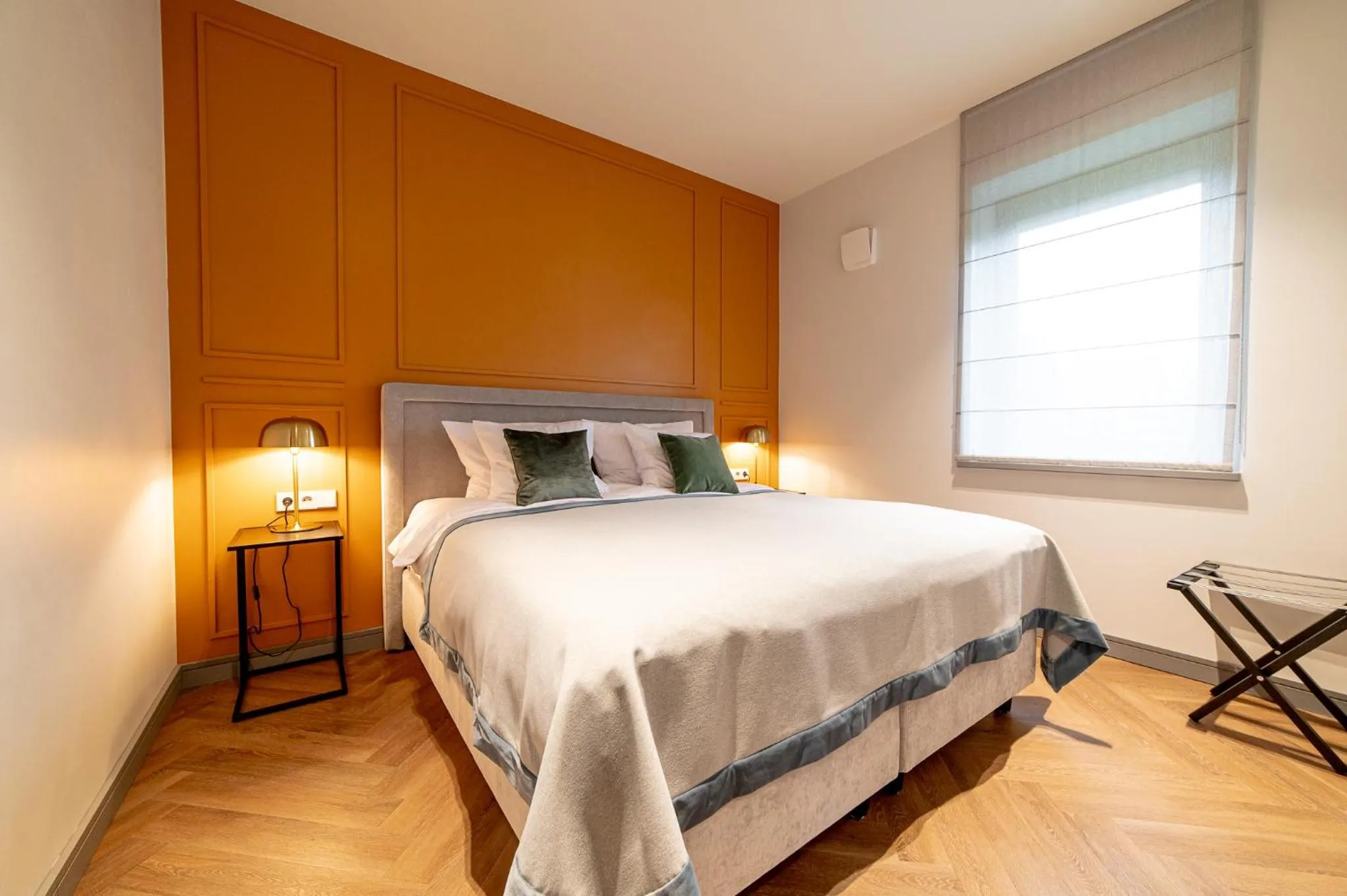 Bed in Hotel Gothards