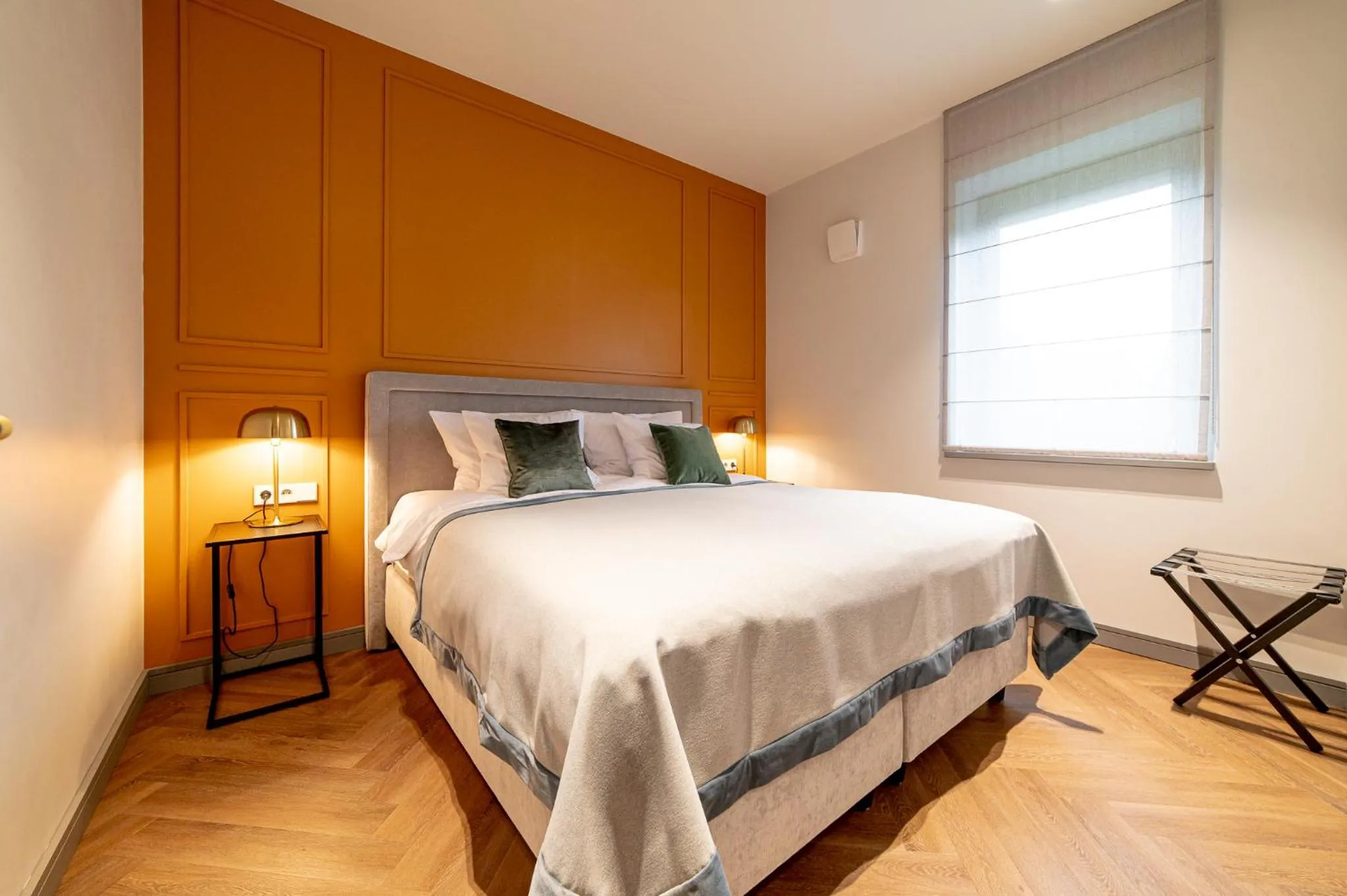 Bed in Hotel Gothards