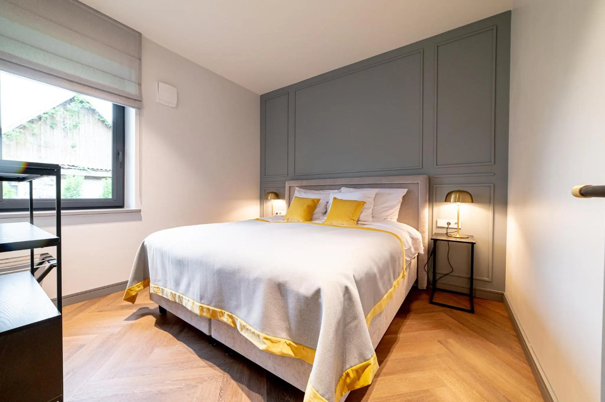 Bed in Hotel Gothards