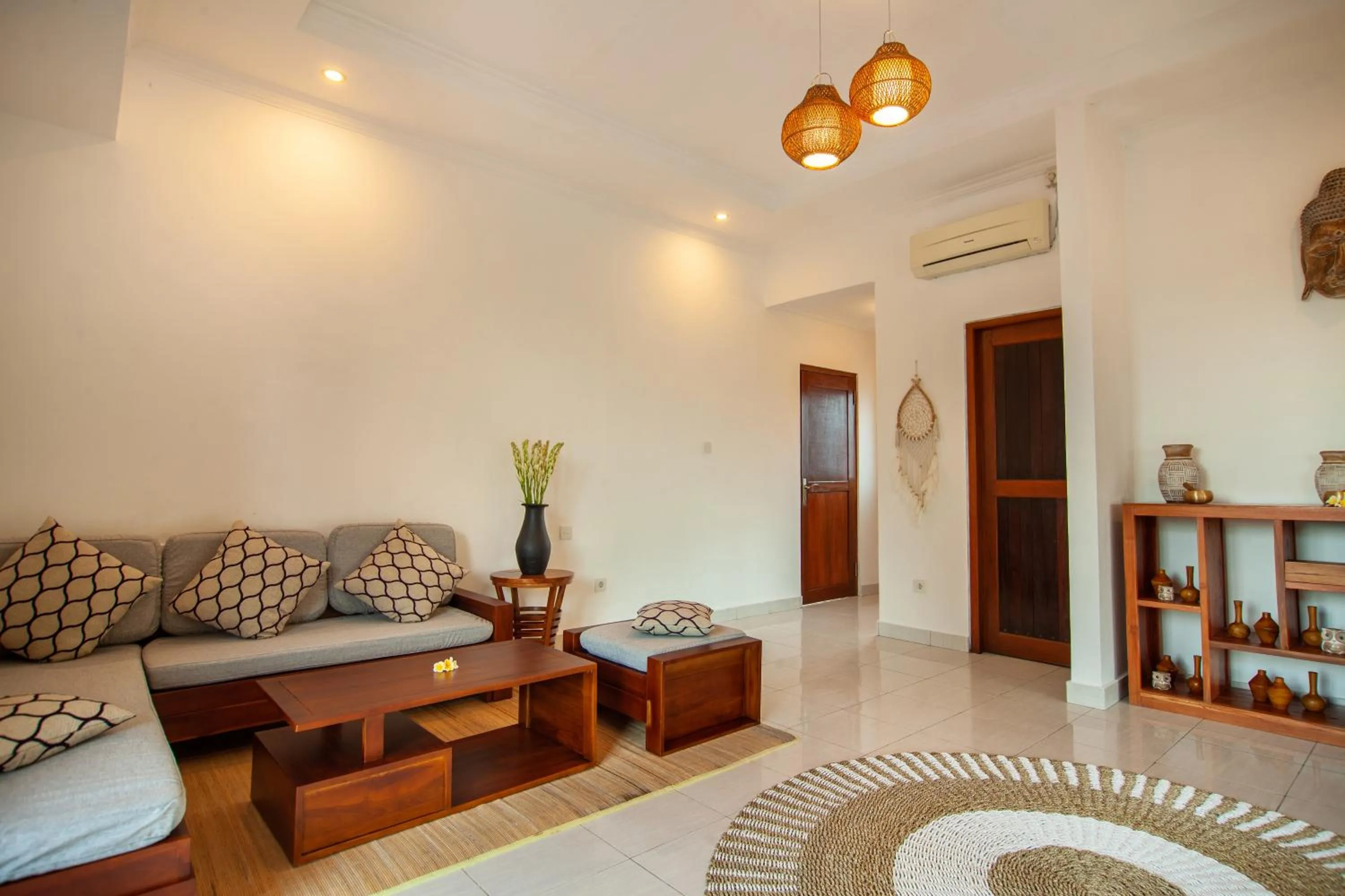 Seating area in Ahamta Ubud by Prasi