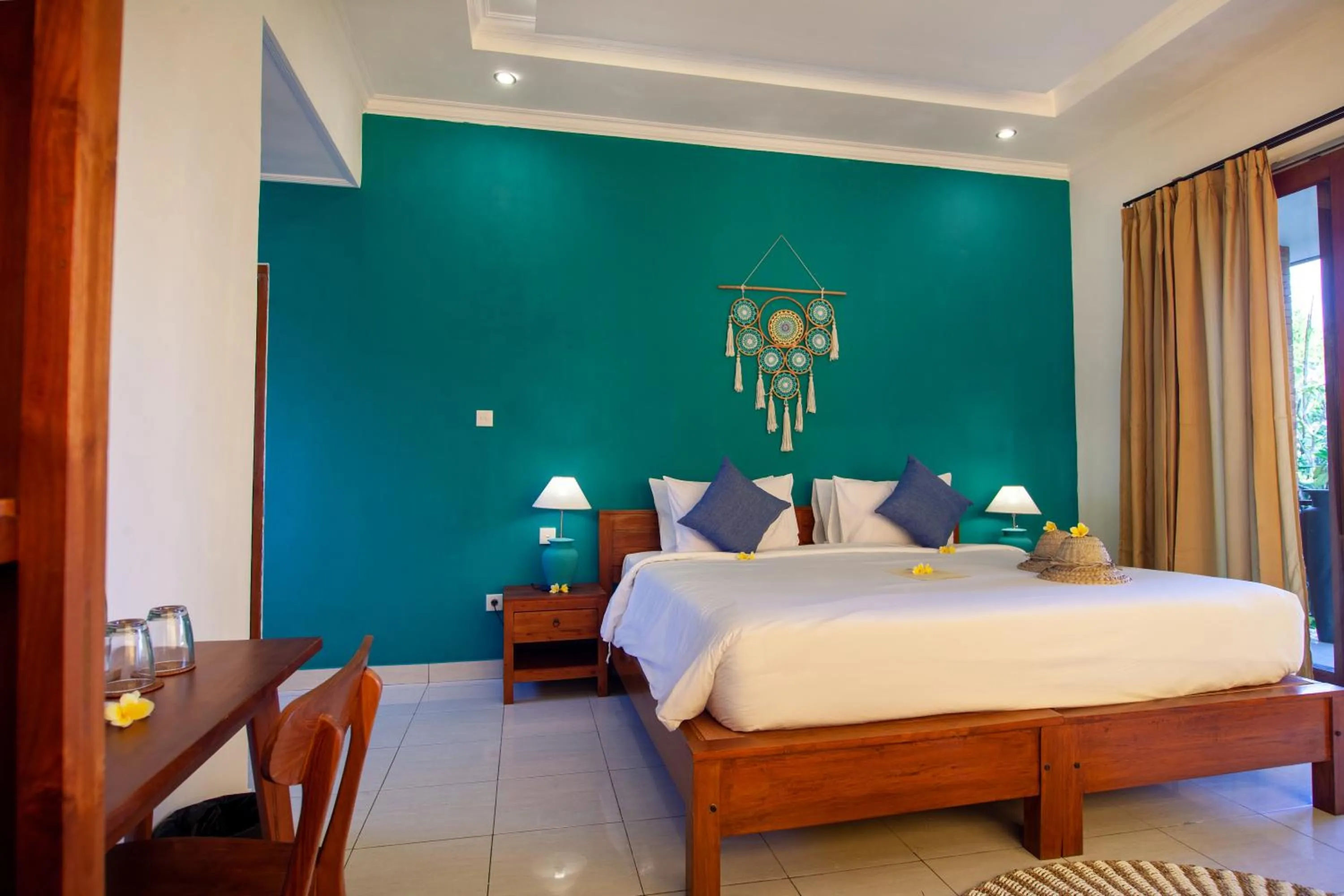 Bed in Ahamta Ubud by Prasi