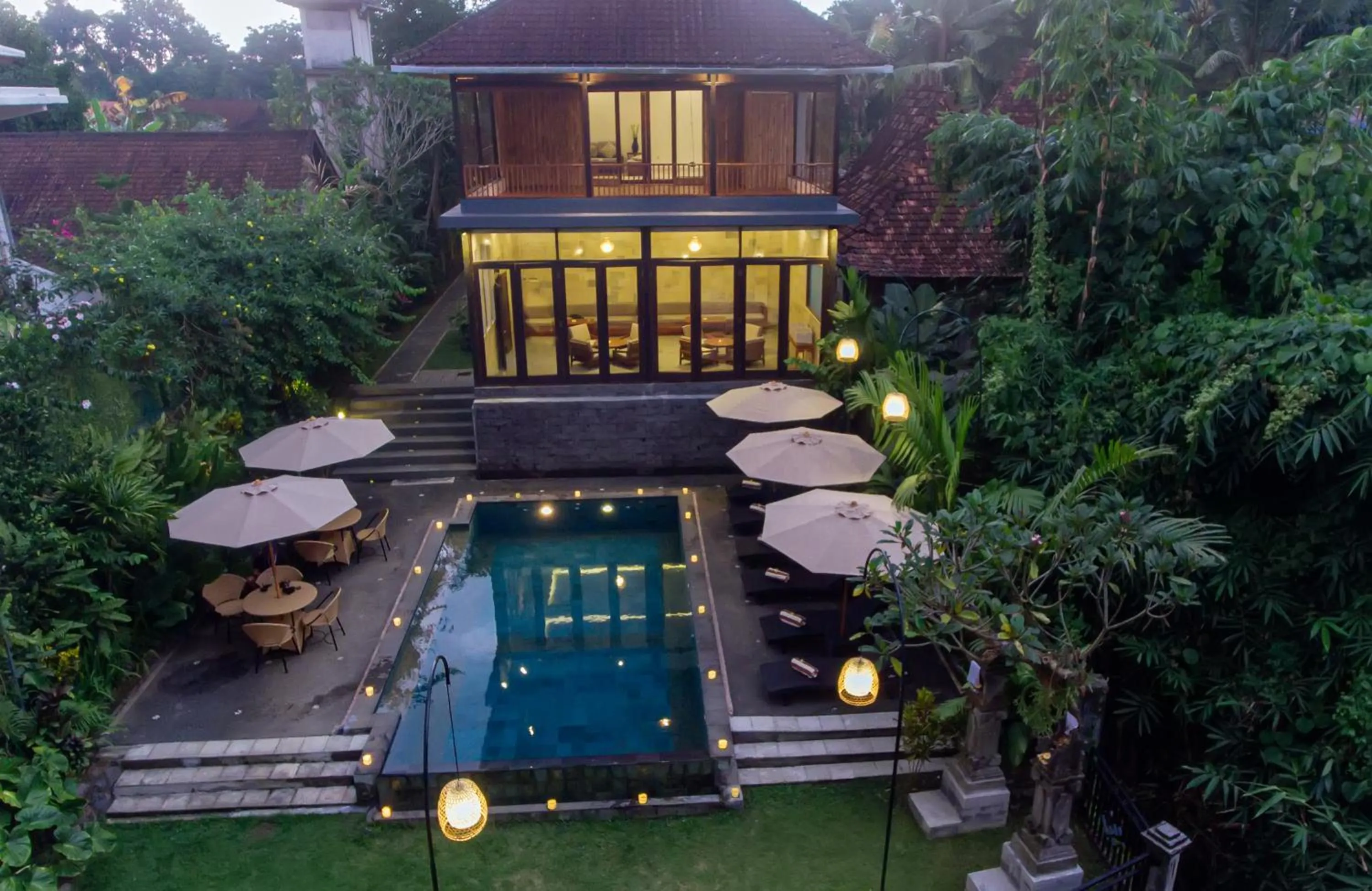 Property building in Ahamta Ubud by Prasi