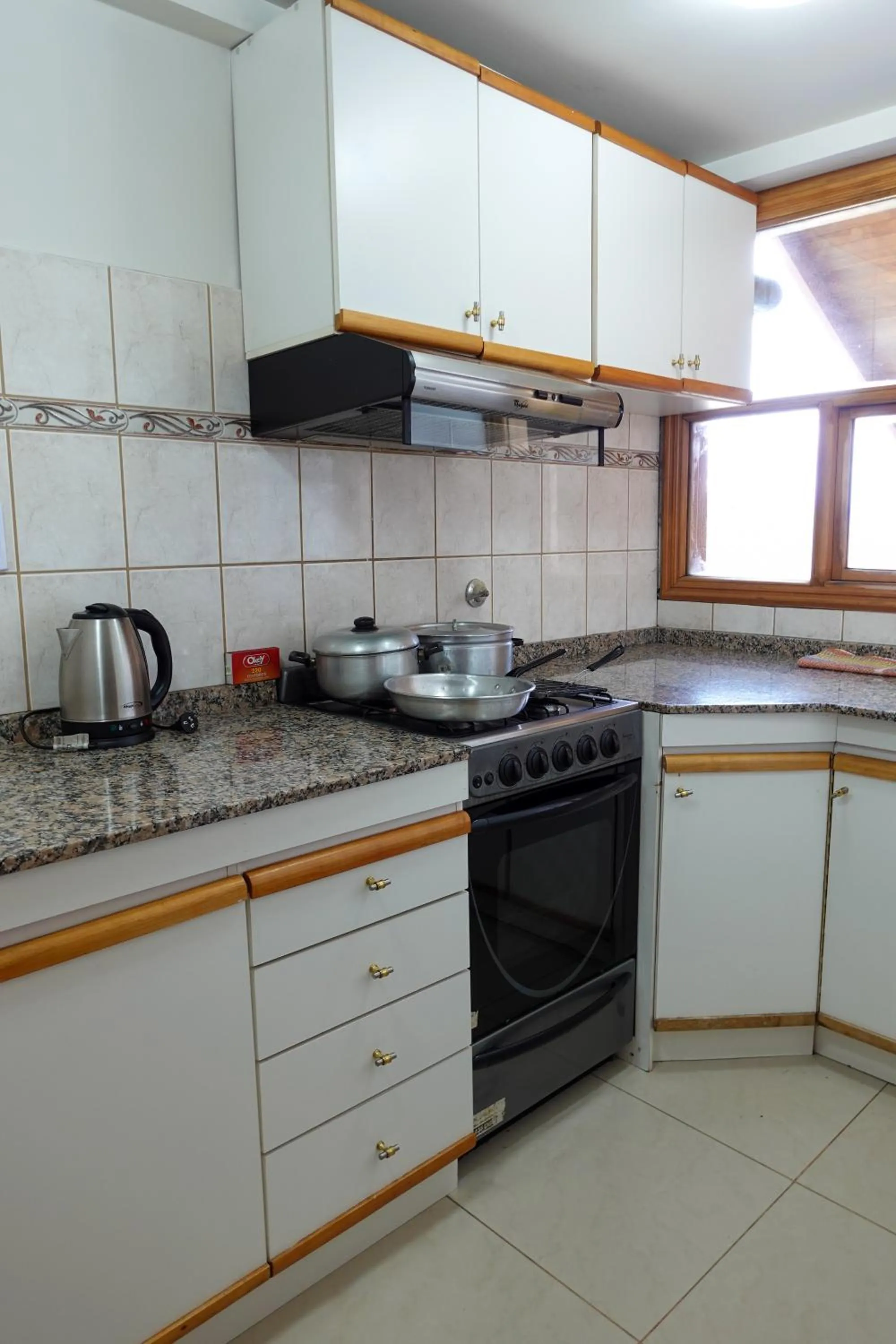 Kitchen or kitchenette in Choconcito Apart Hotel