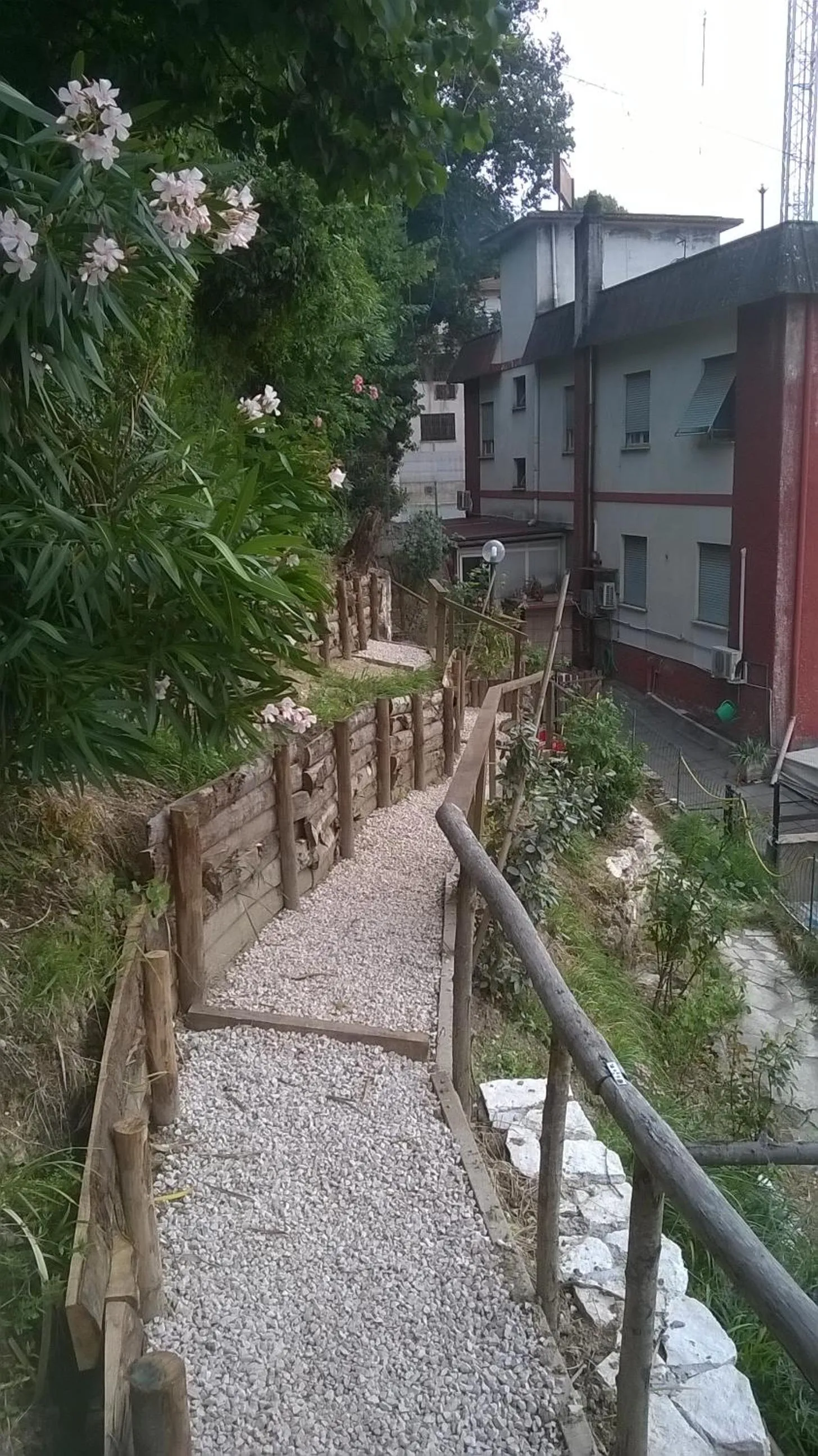 Garden view in Albergo Da Peppino