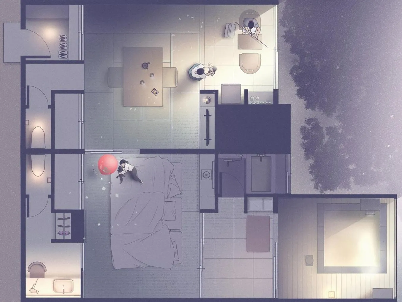 Floor plan in Mizumari
