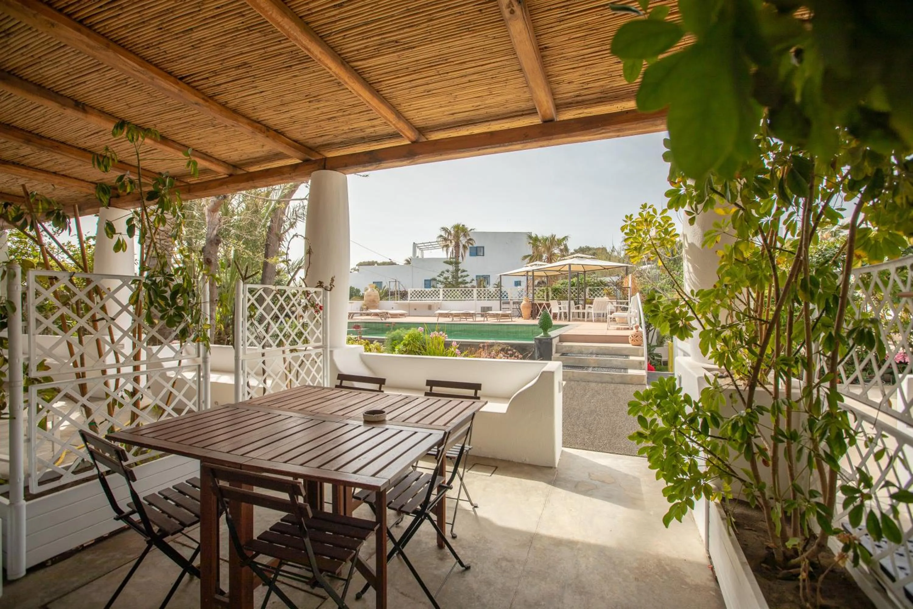 Balcony/Terrace in Il Gabbiano Relais in Stromboli