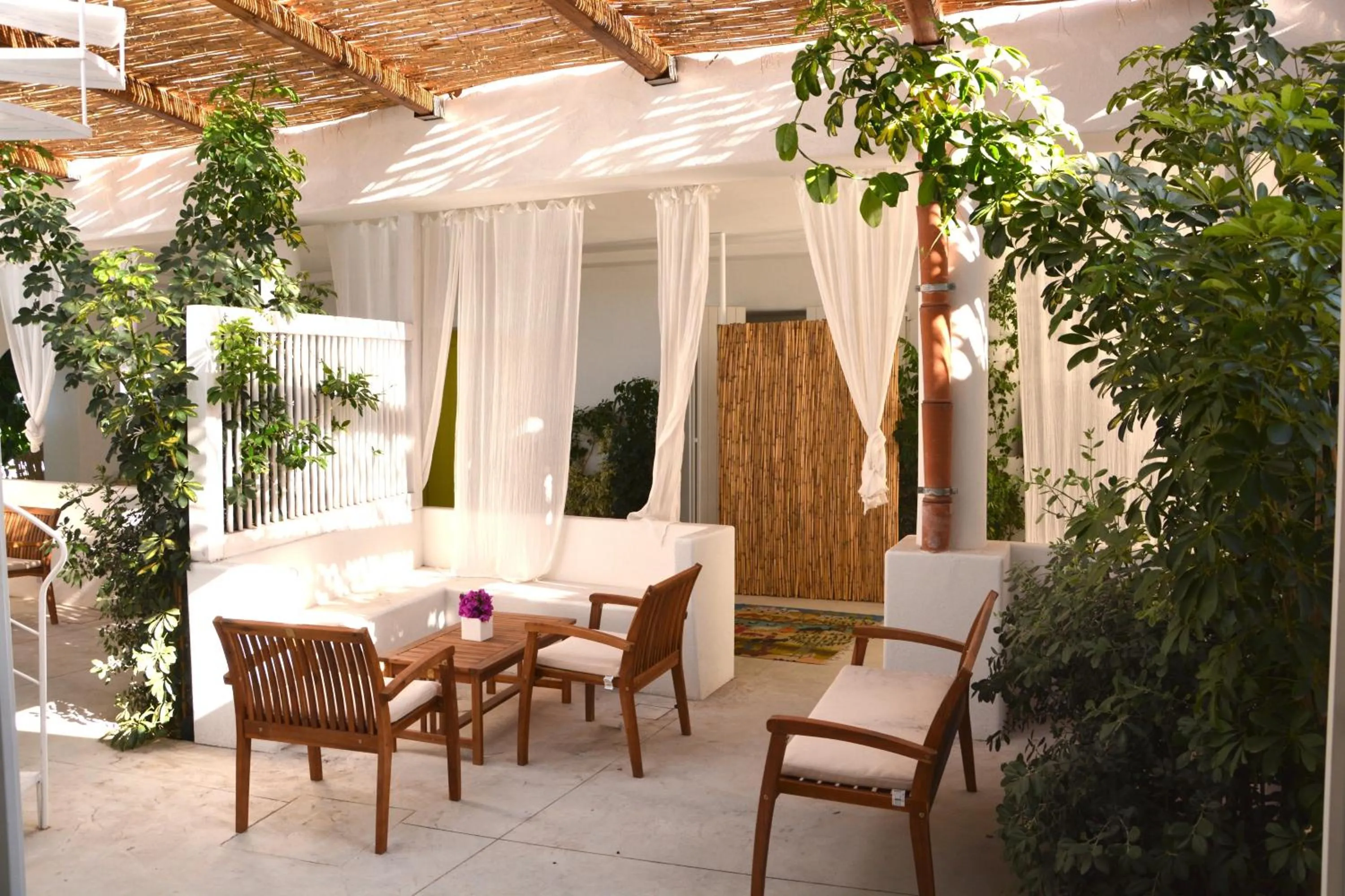 Balcony/Terrace in Il Gabbiano Relais in Stromboli