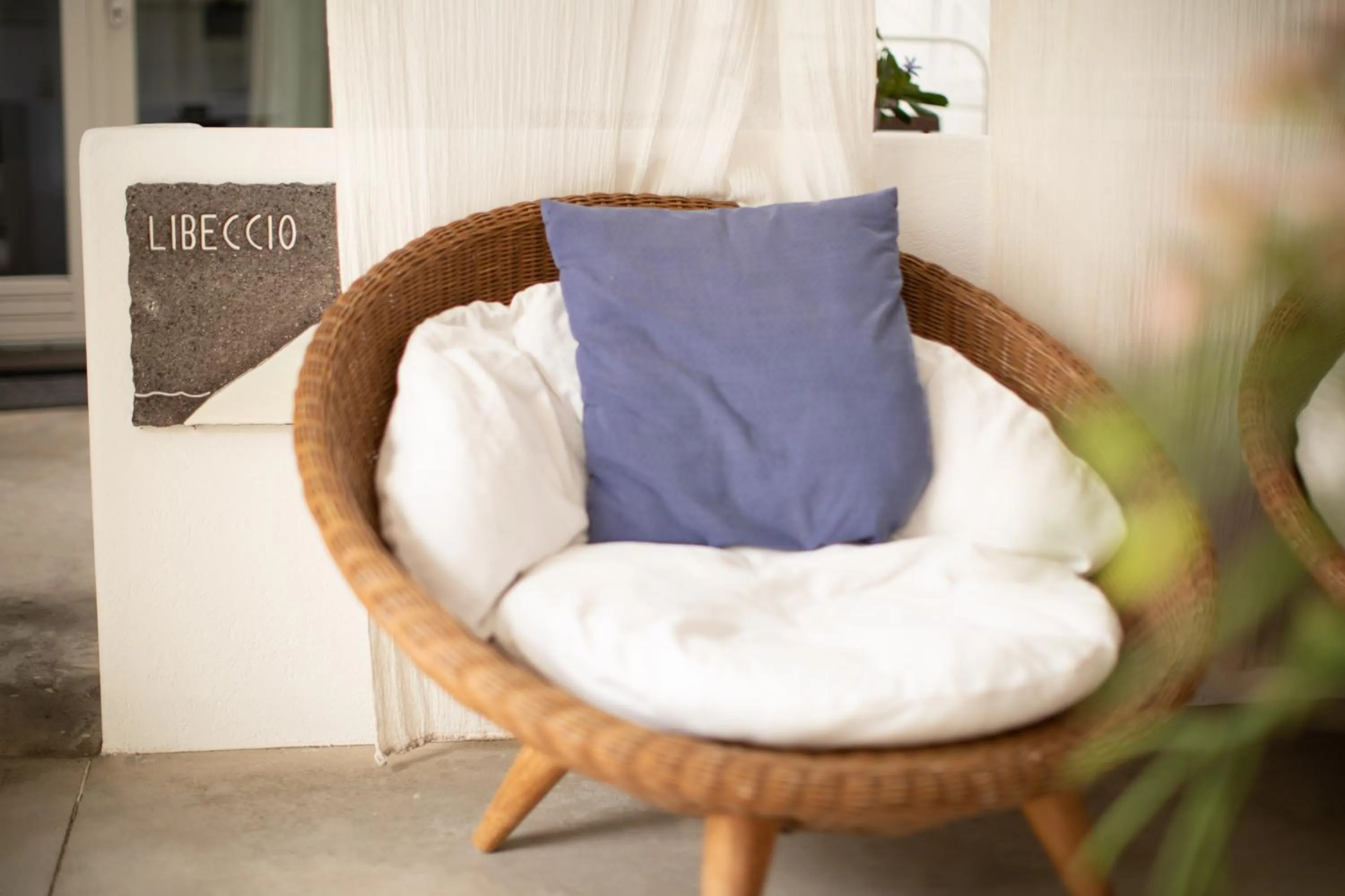 Decorative detail in Il Gabbiano Relais in Stromboli