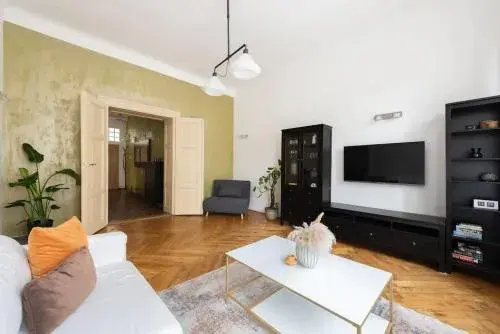 Spacious apartment with balcony at Wenceslas Sq Spacious apartment with balcony at Wenceslas Sq