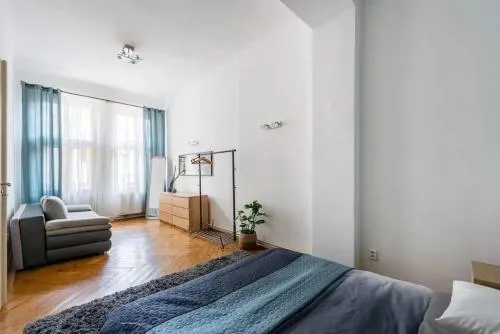 Spacious apartment with balcony at Wenceslas Sq