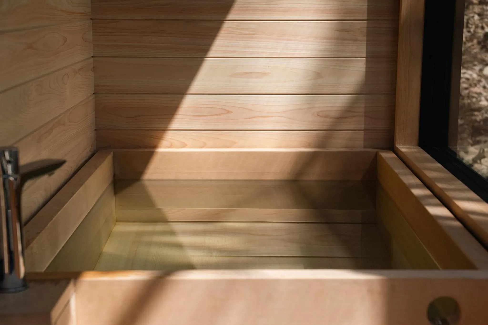 Sauna in Moving Inn Tokachi Kitanomori