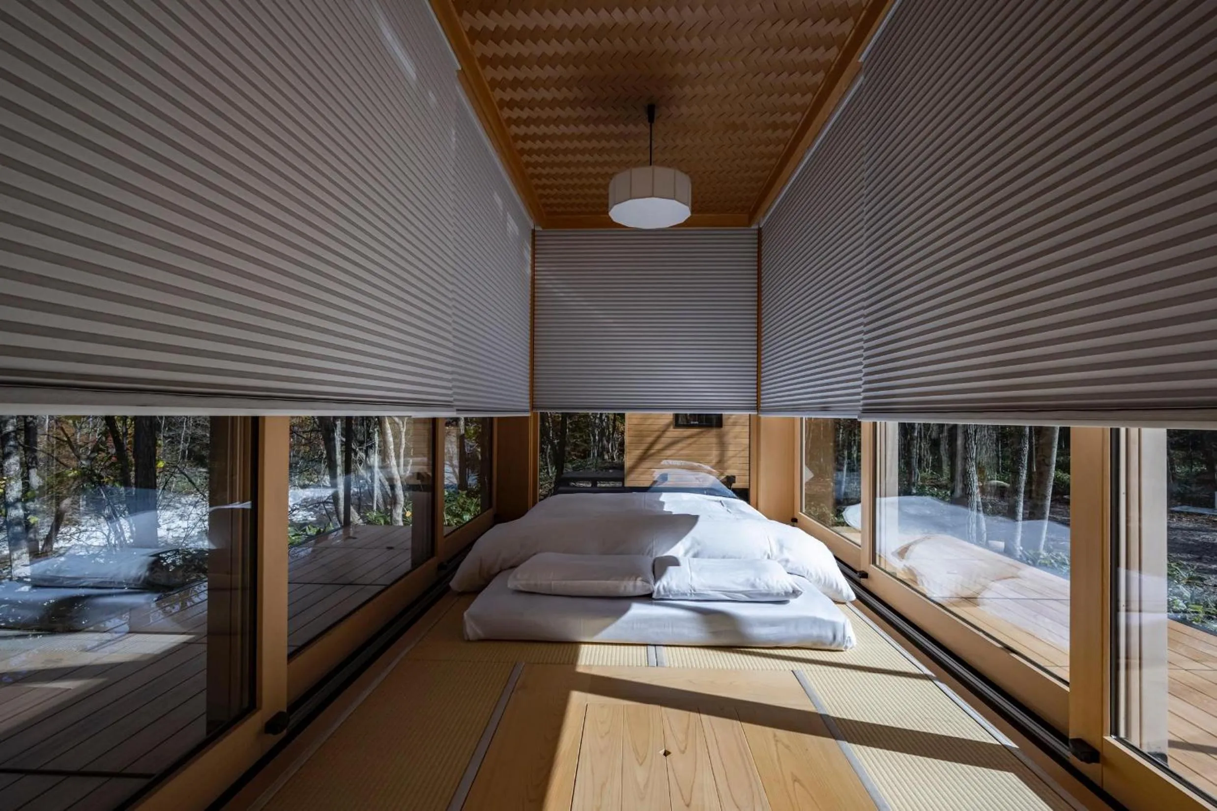 Photo of the whole room, Bed in Moving Inn Tokachi Kitanomori