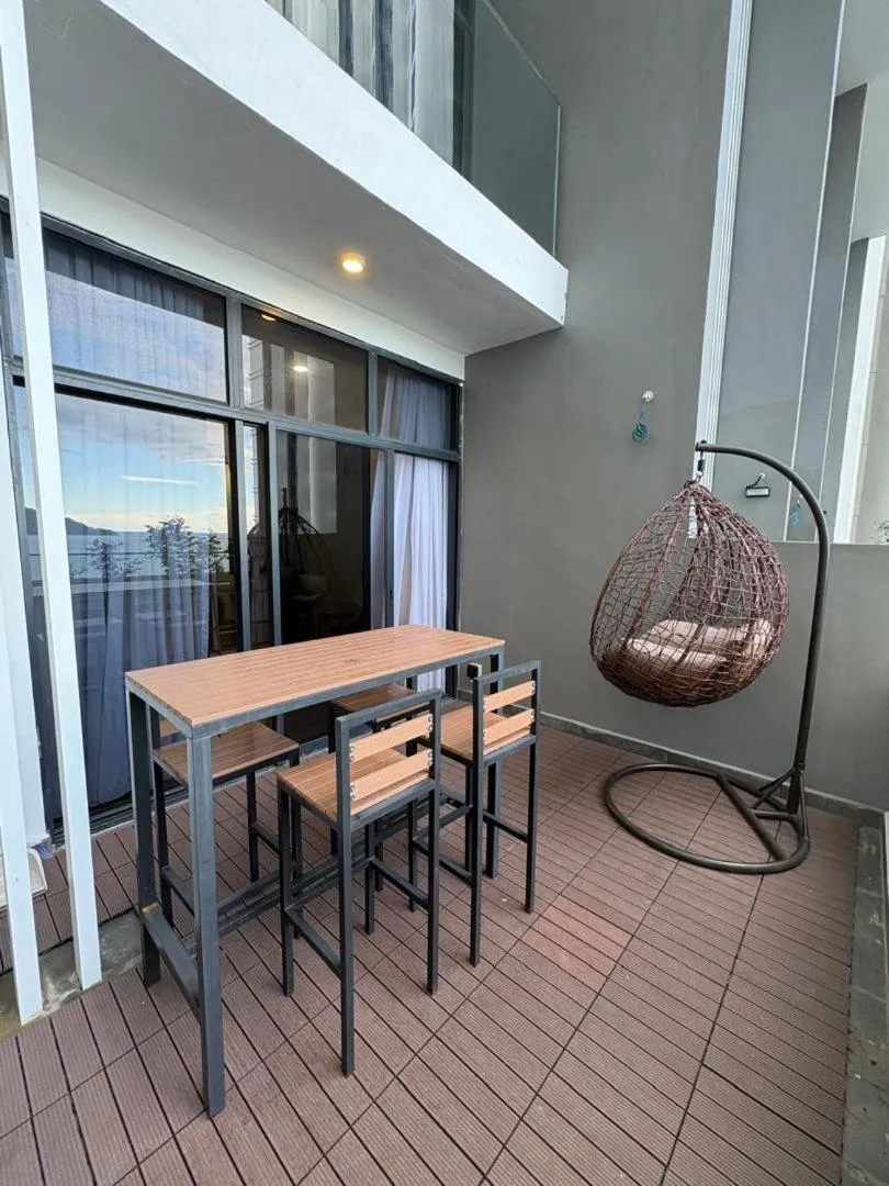 Patio in Borneotel The Shore KK by CHG