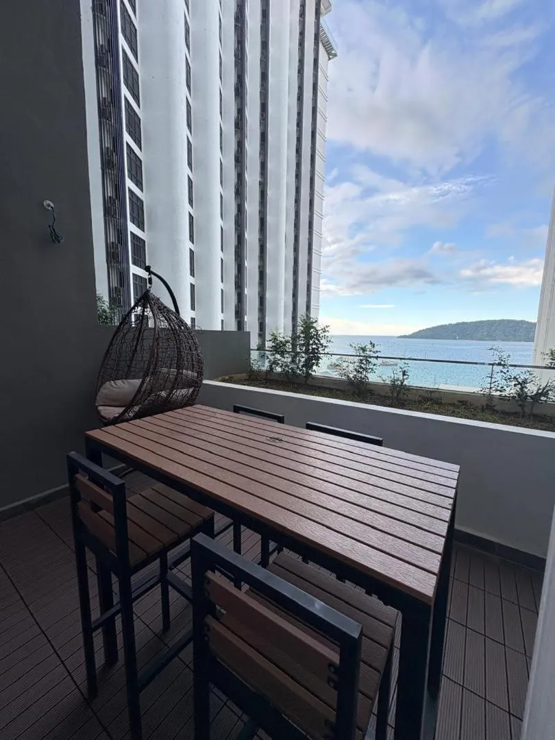 View (from property/room) in Borneotel The Shore KK by CHG