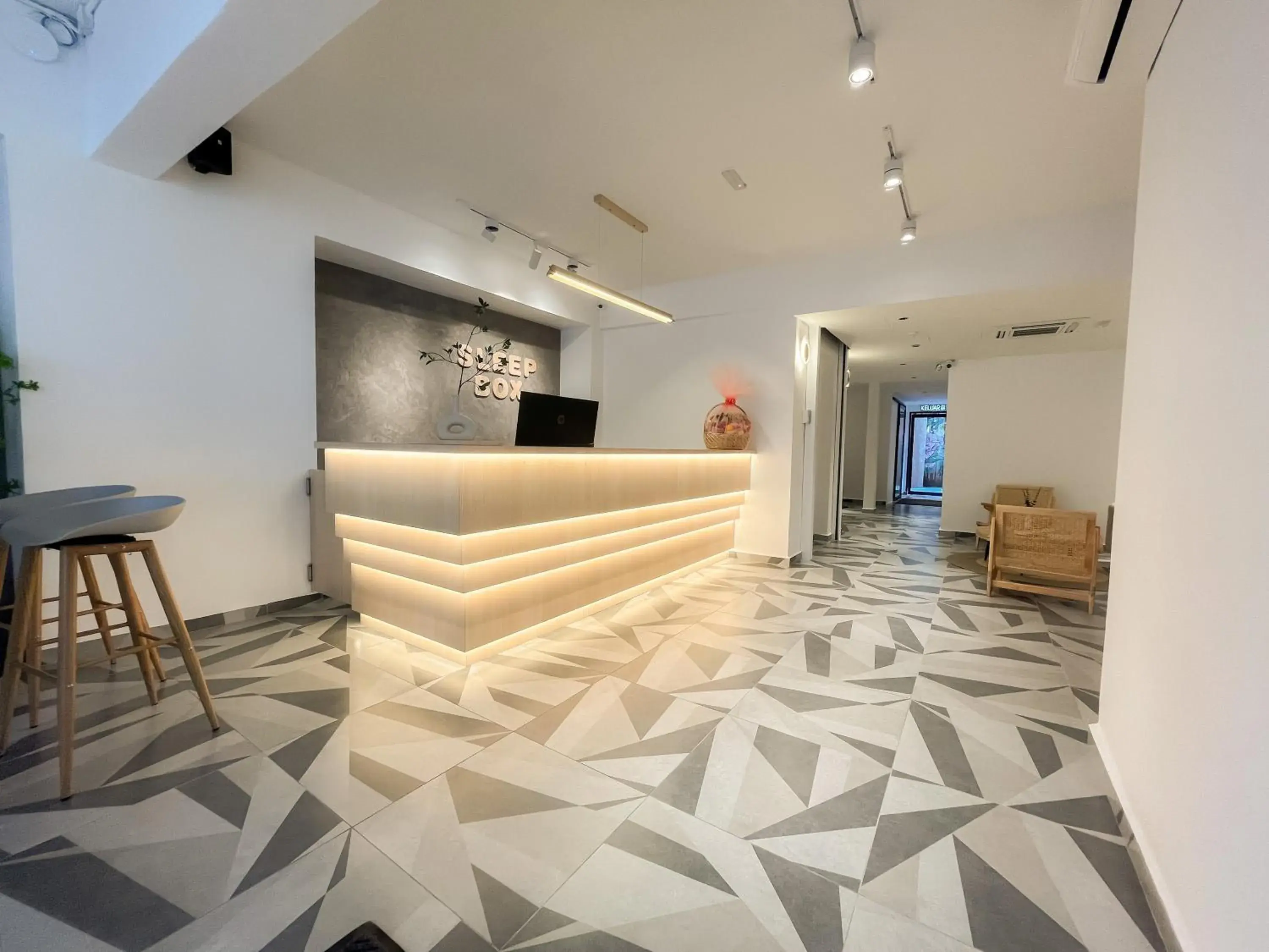 Lobby or reception in Sleep Box Penang Lobby or reception in Sleep Box Penang