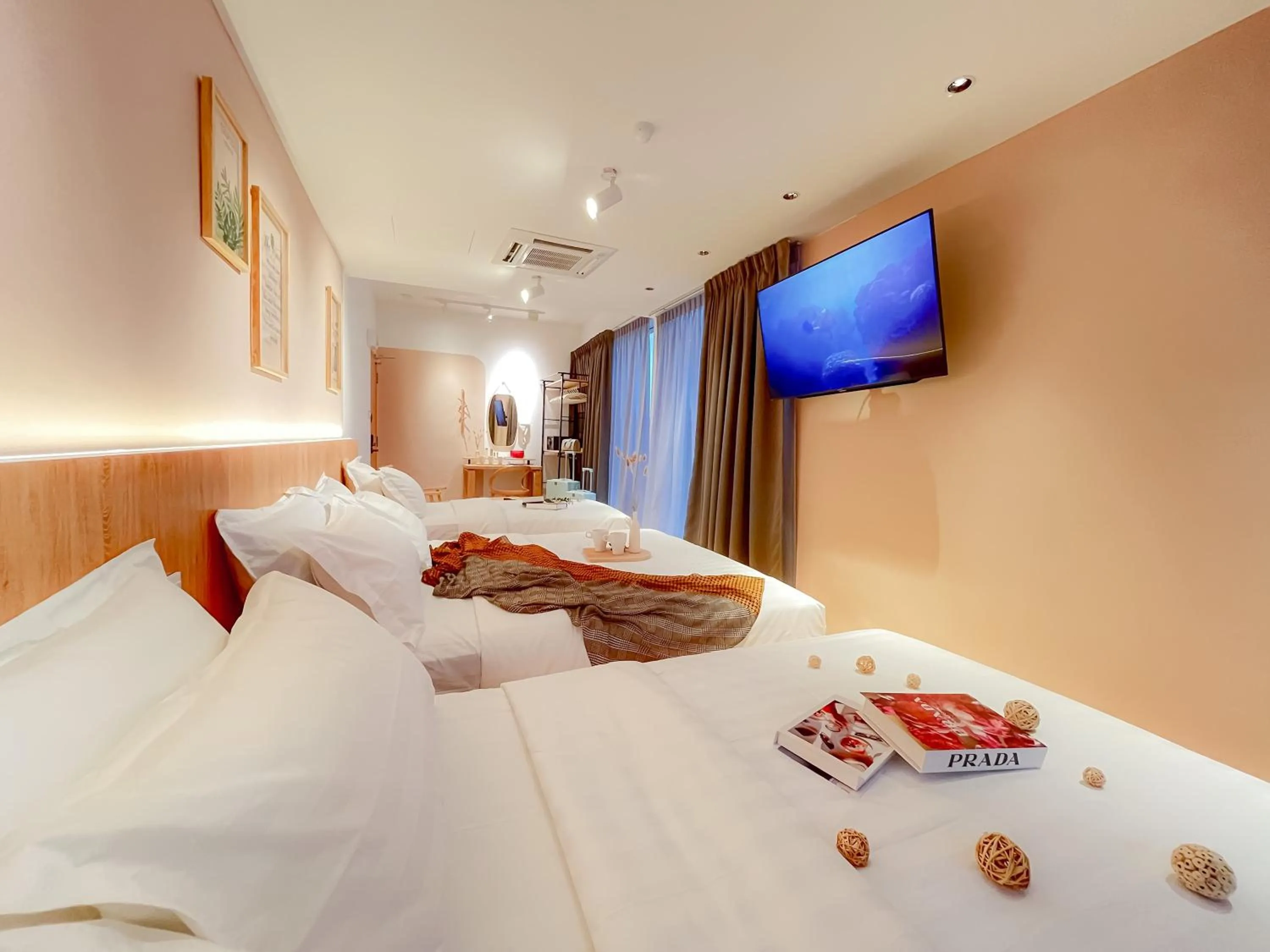 Photo of the whole room, Bed in Sleep Box Penang