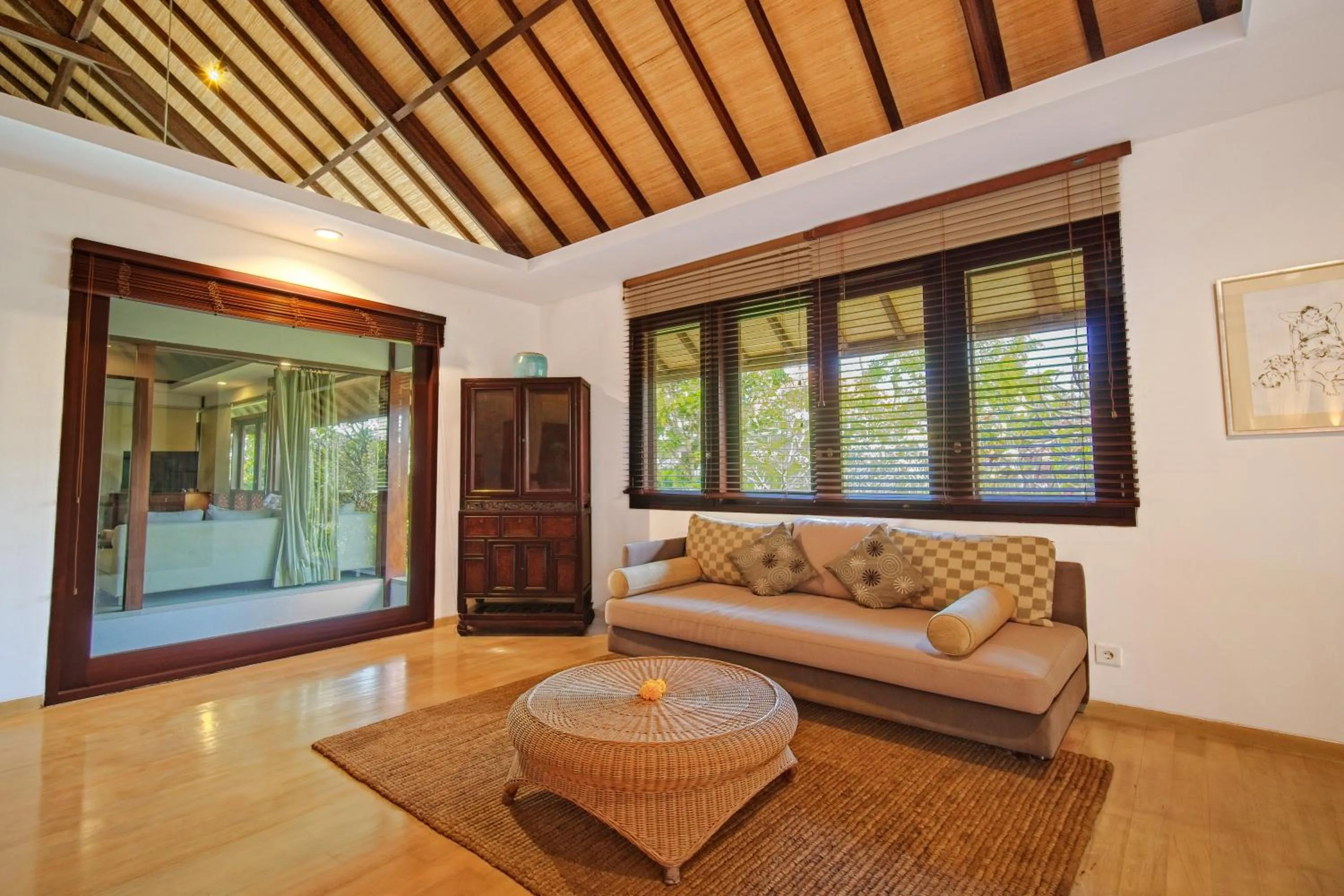 Seating area in The Asraya Villa Sanur by Nakula