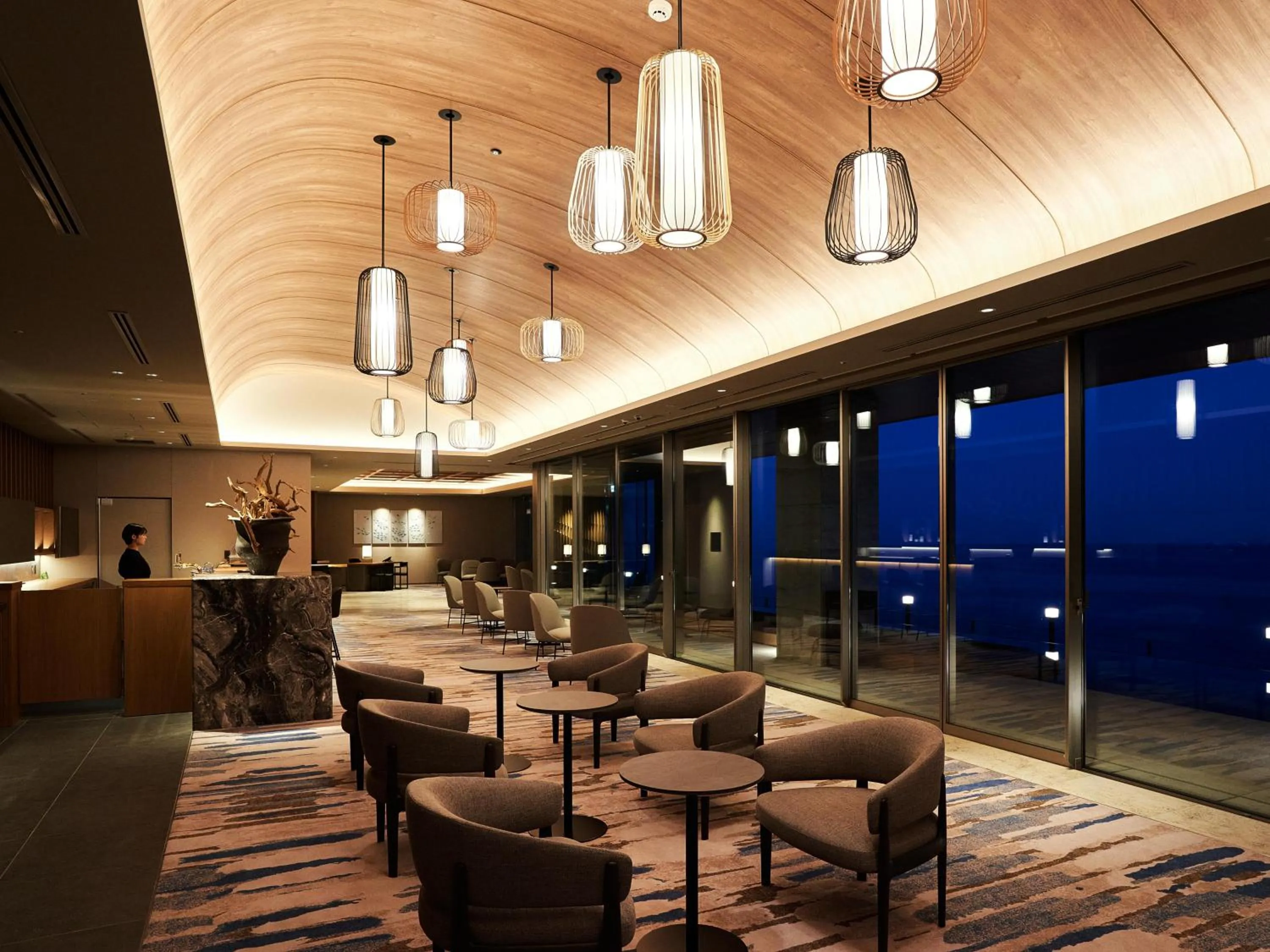 Lounge or bar in Atami Izusan Karaku