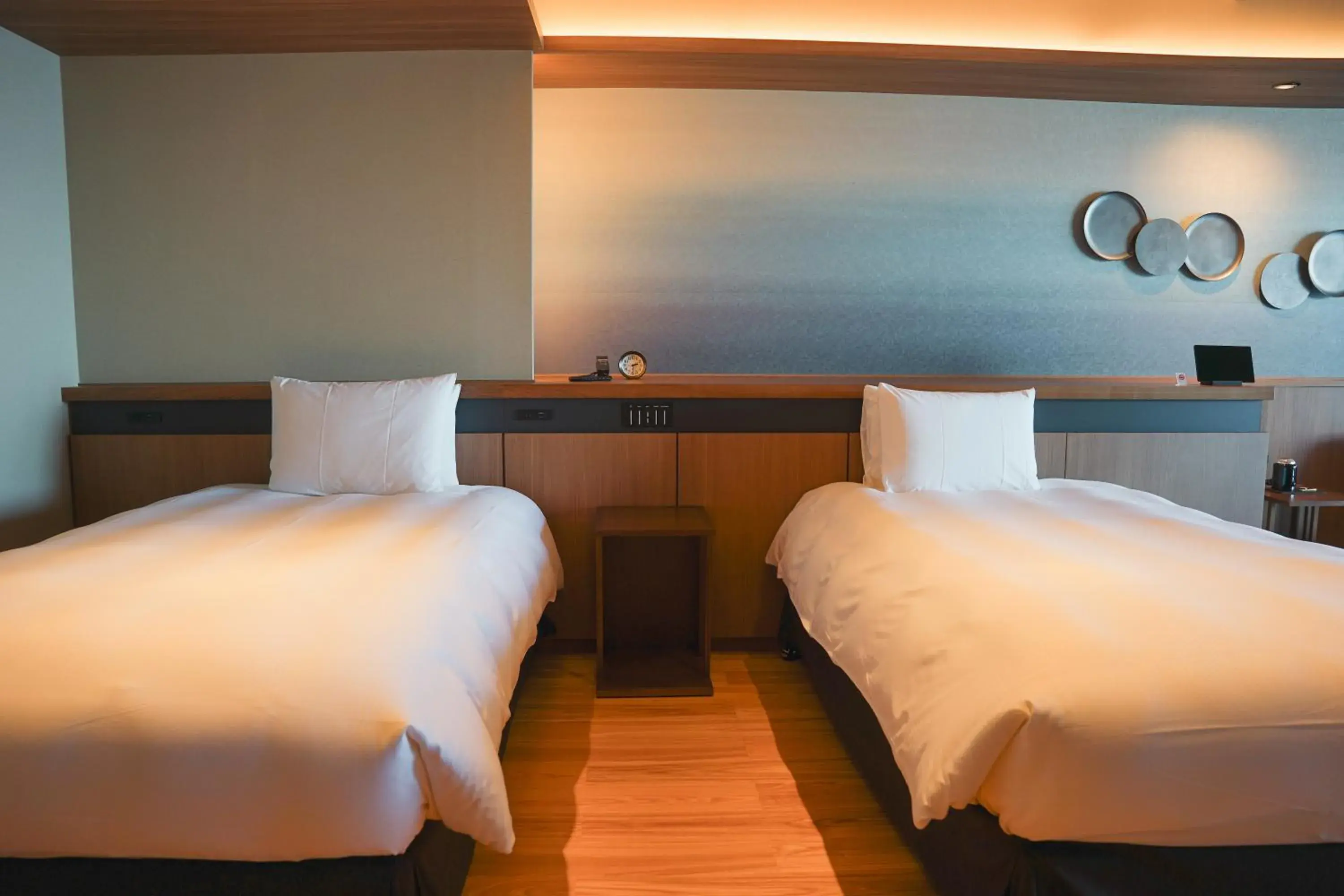 Deluxe Twin Room with Open-Air Bath Western style / 2-person capacity in Atami Izusan Karaku Deluxe Twin Room with Open-Air Bath Western style / 2-person capacity in Atami Izusan Karaku